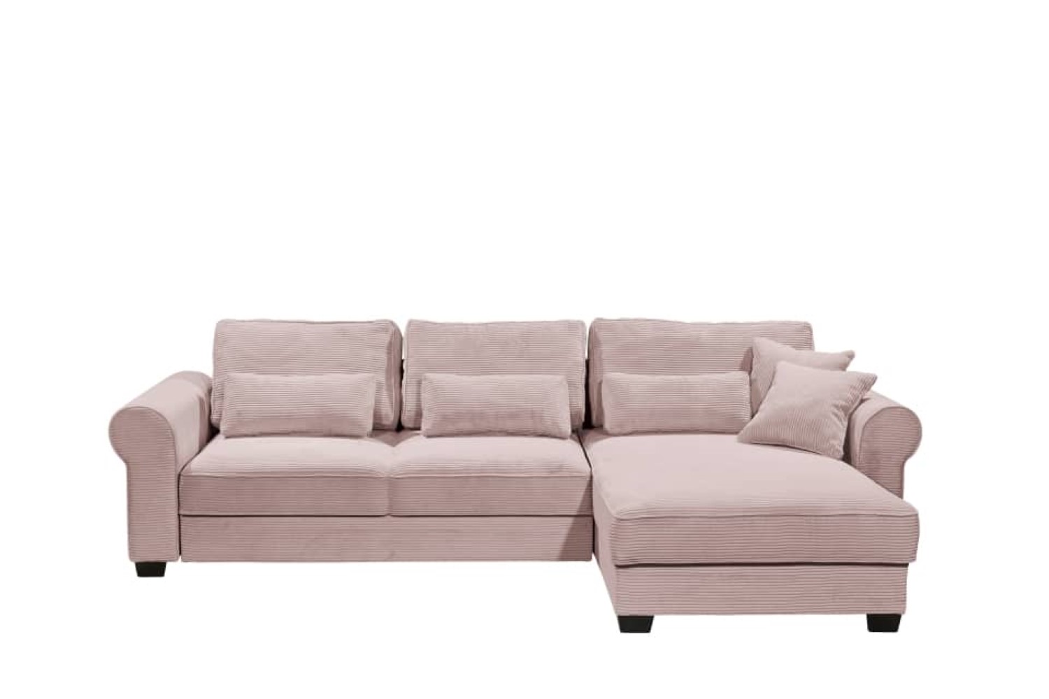 Ecksofa Angelina - Schlafsofa mit Bettkasten und Nosagfederung in Breitcord - ED Exciting Design Ecksofa Angelina - Schlafsofa mit Bettkasten und Nosagfederung in Breitcord - ED Exciting Design