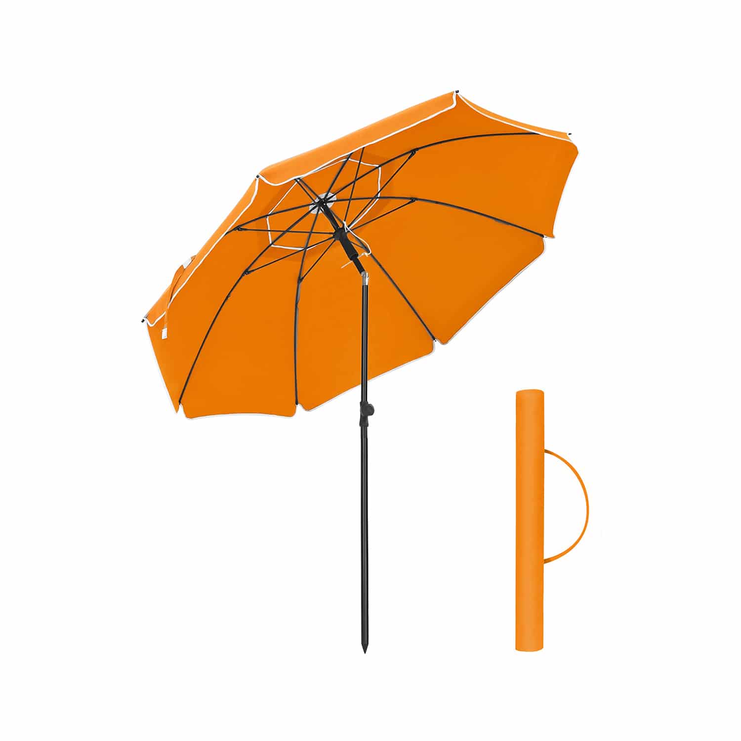 Gartenschirm Ø 200 cm Sonnenschutz-GPU65OGV1 Gartenschirm Ø 200 cm Sonnenschutz-GPU65OGV1
