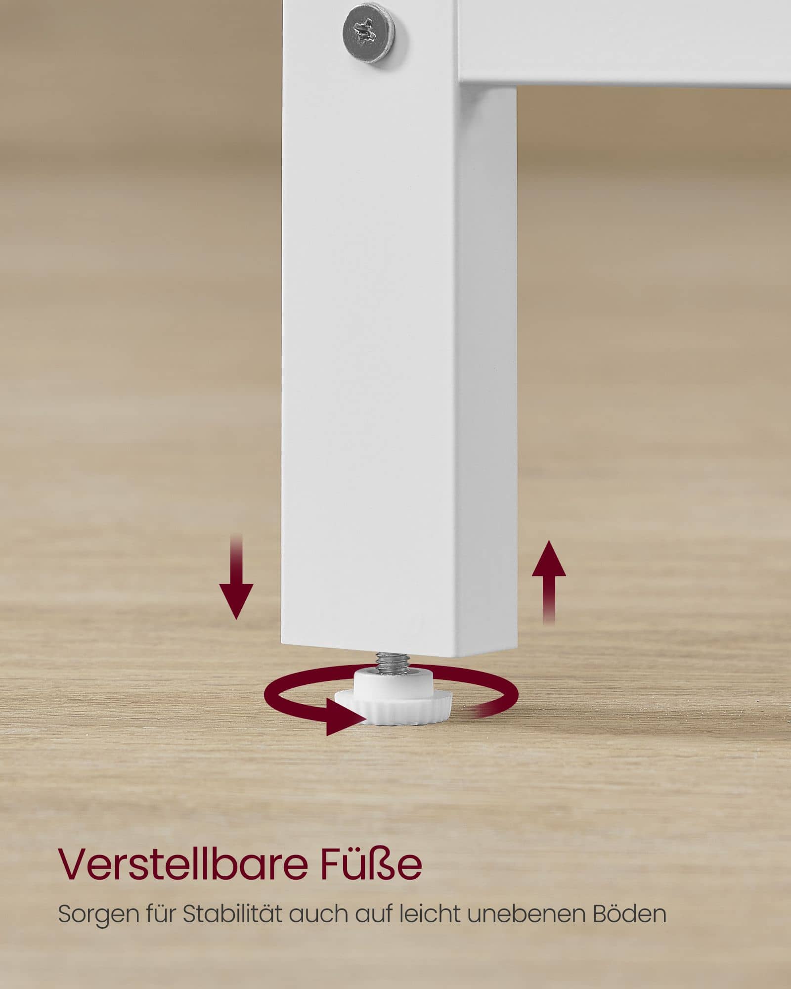 Schreibtisch mit 2 Ablagen auf der rechten oder linken Seite Schreibtisch mit 2 Ablagen auf der rechten oder linken Seite