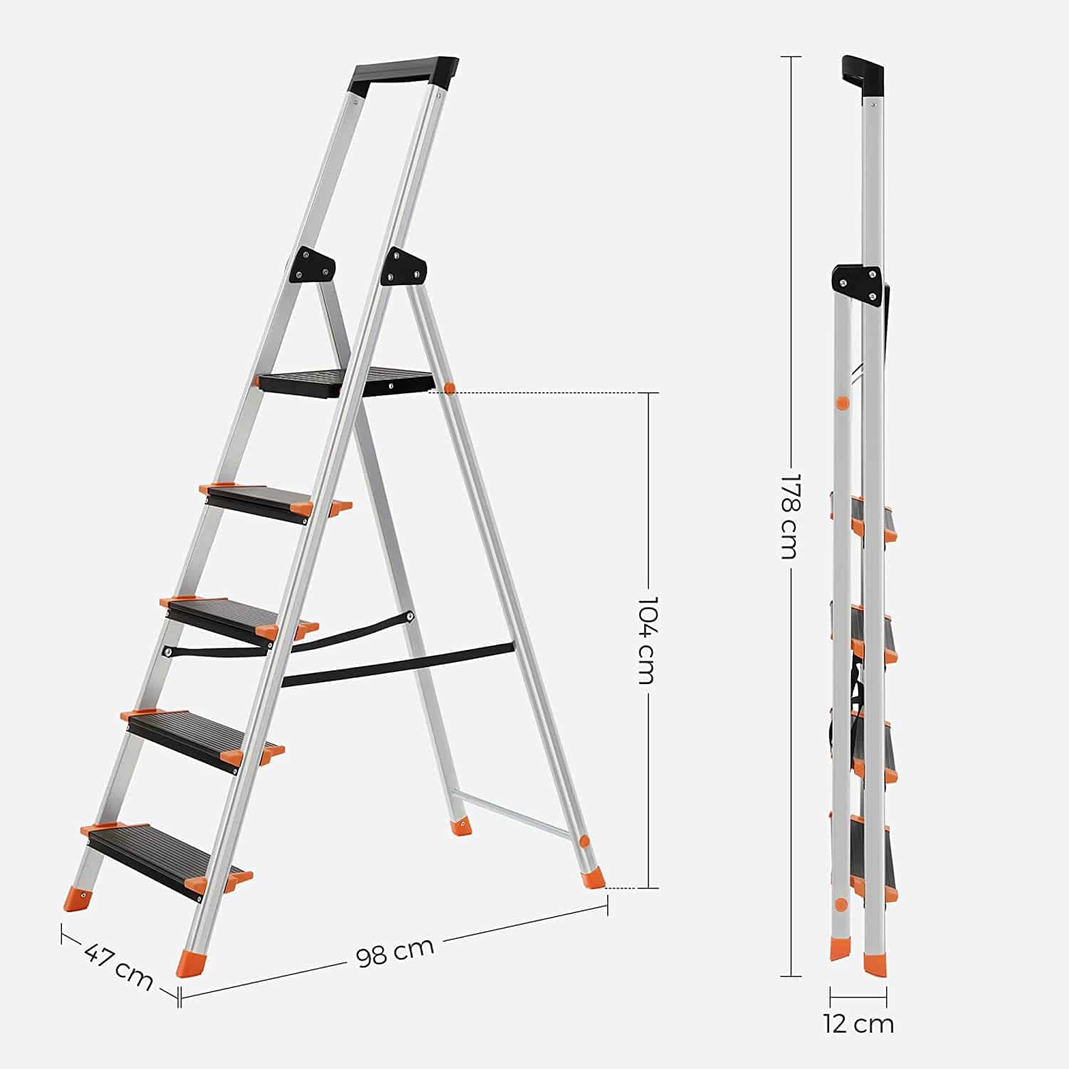 Leiter 5 Stufen-GLT05BK Leiter 5 Stufen-GLT05BK