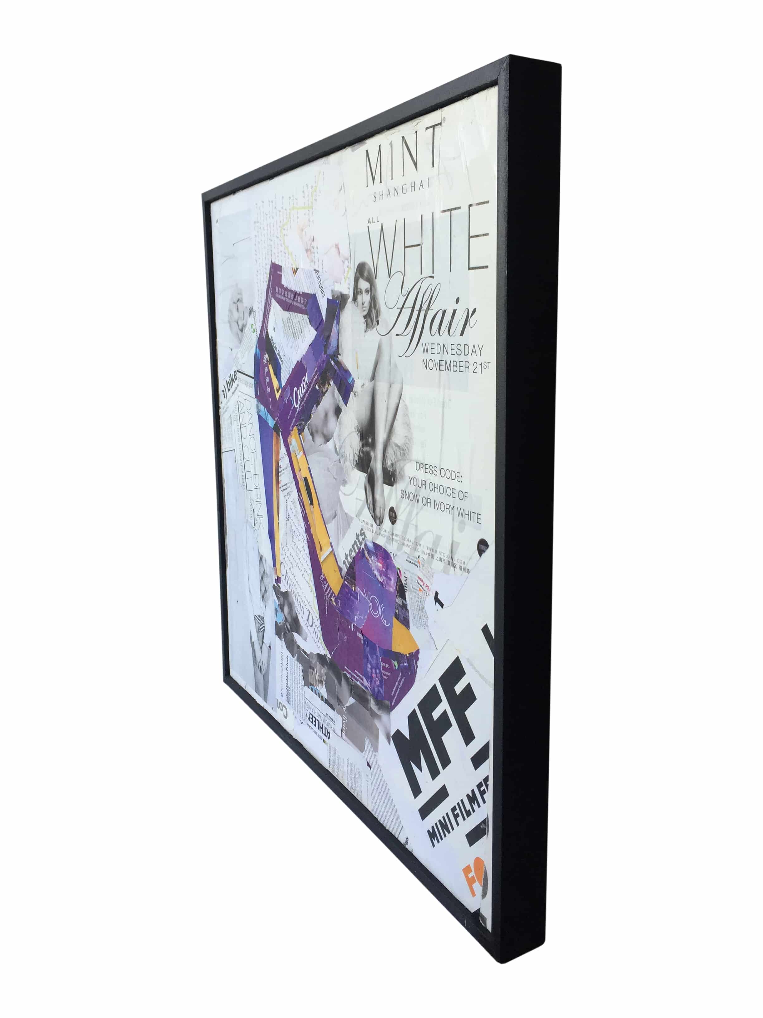 Papier Wandbild Dresscode III 52cm x 52cm