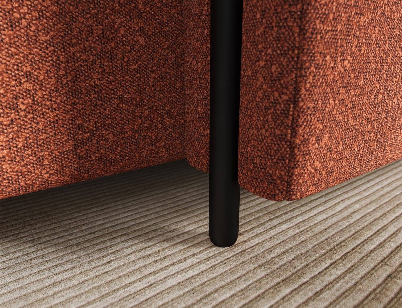 Ecksofa Acossta Jaffray Mikrofaser Ziegelrot mit Schlaffunktion Ecksofa Acossta Jaffray Mikrofaser Ziegelrot mit Schlaffunktion