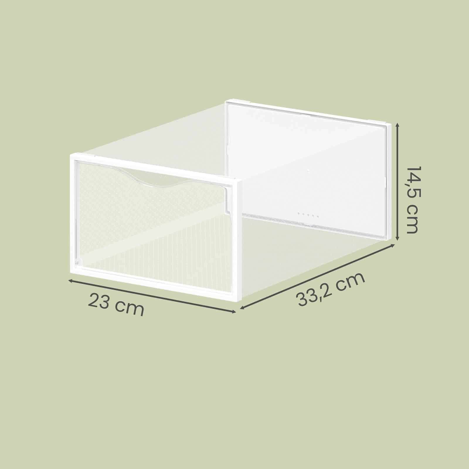 Schuhboxen, aus Kunststoff, mit Tür Schuhboxen, aus Kunststoff, mit Tür