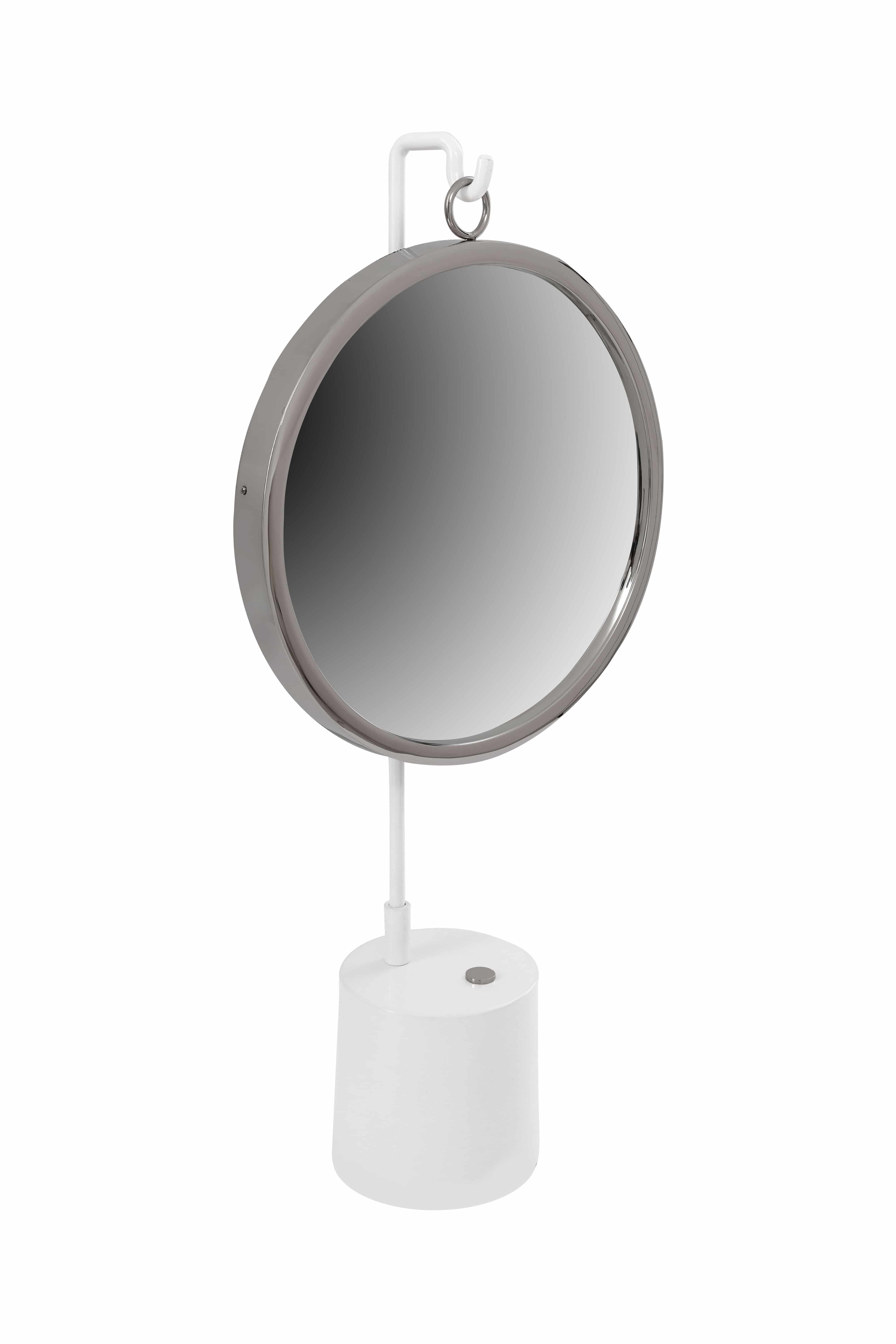 Tischspiegel Eleganca 225 Weiß / Silber Tischspiegel Eleganca 225 Weiß / Silber