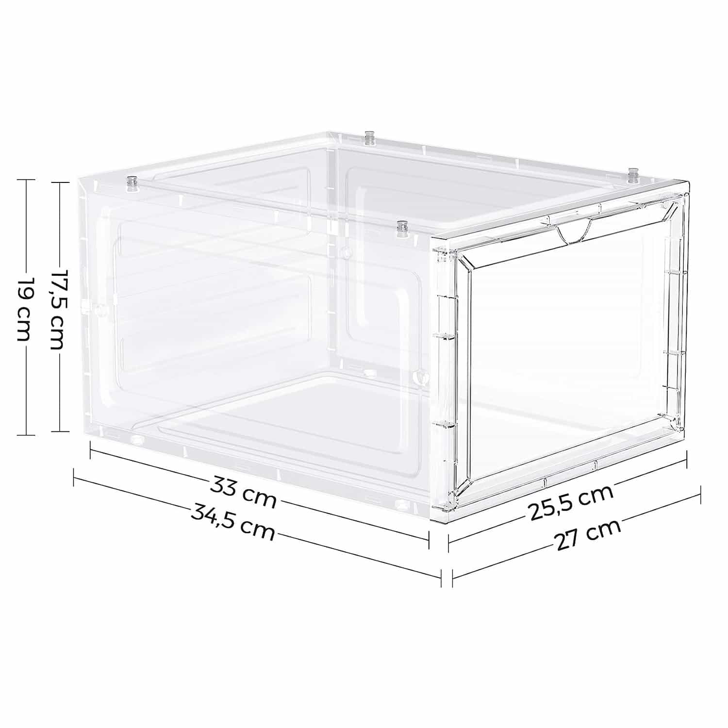 Schuhboxen weiß-B34LSP032W12V1 Schuhboxen weiß-B34LSP032W12V1