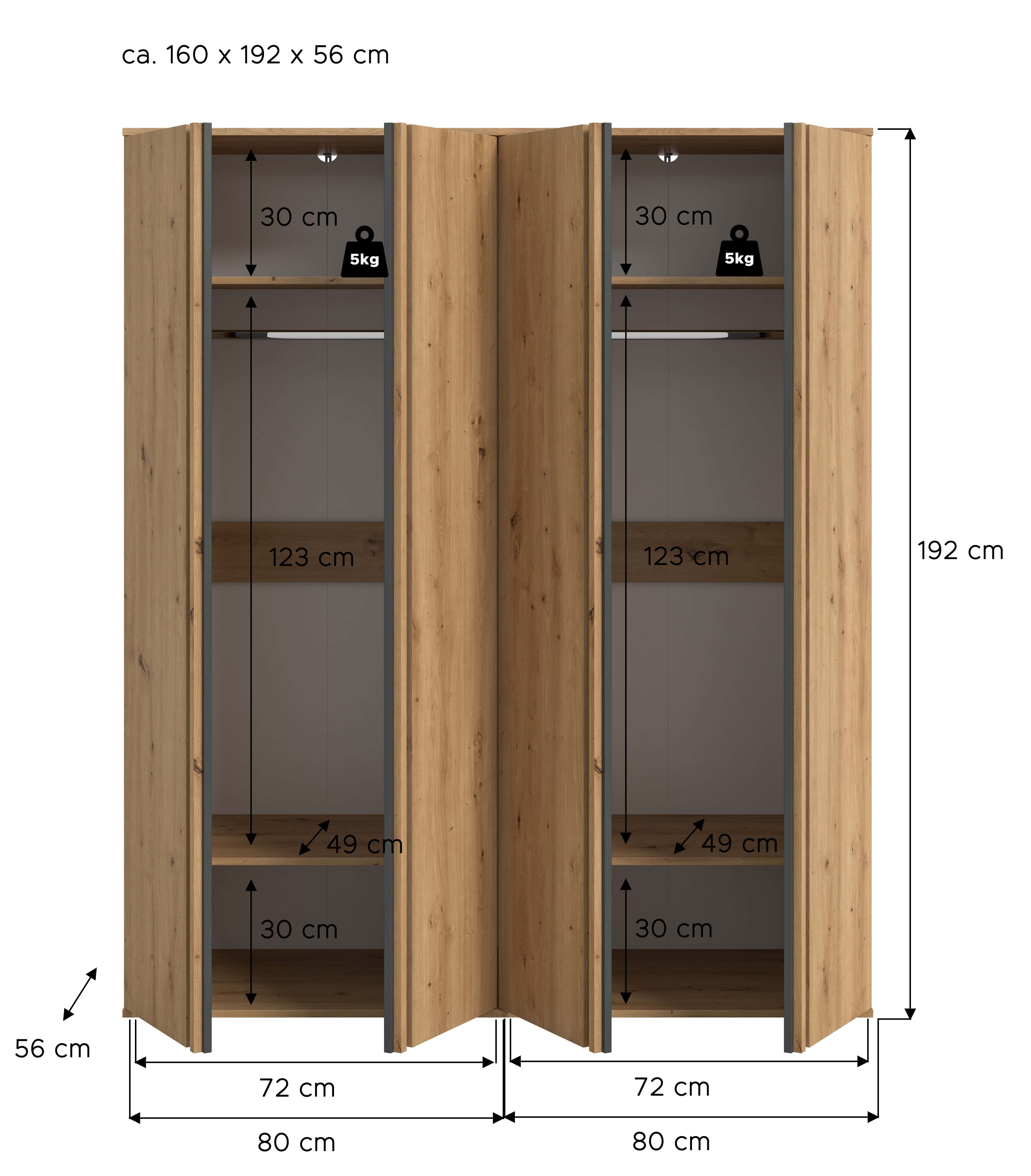 Tofta Kleiderschrankkombination