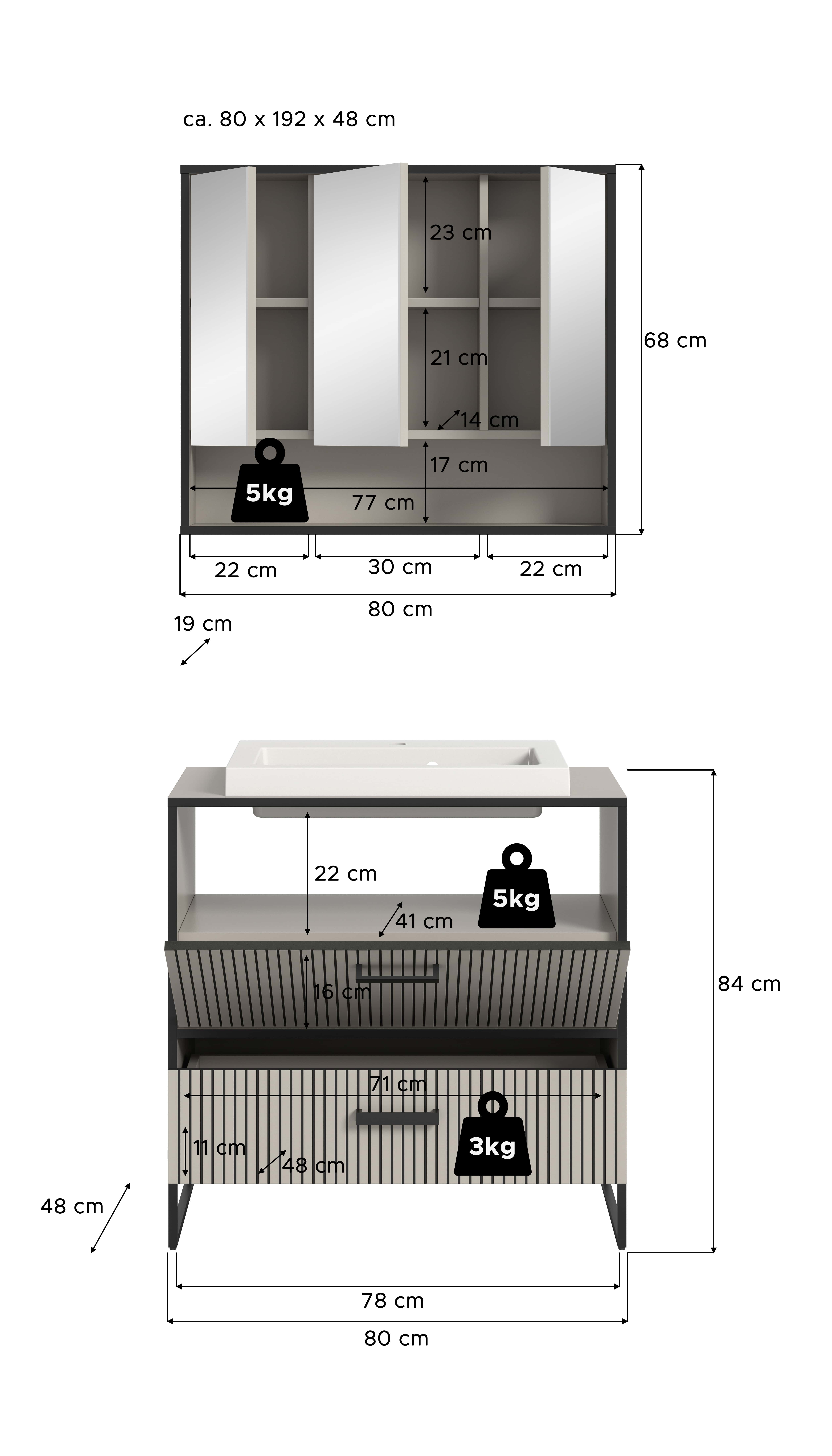 Bagno Badkombination