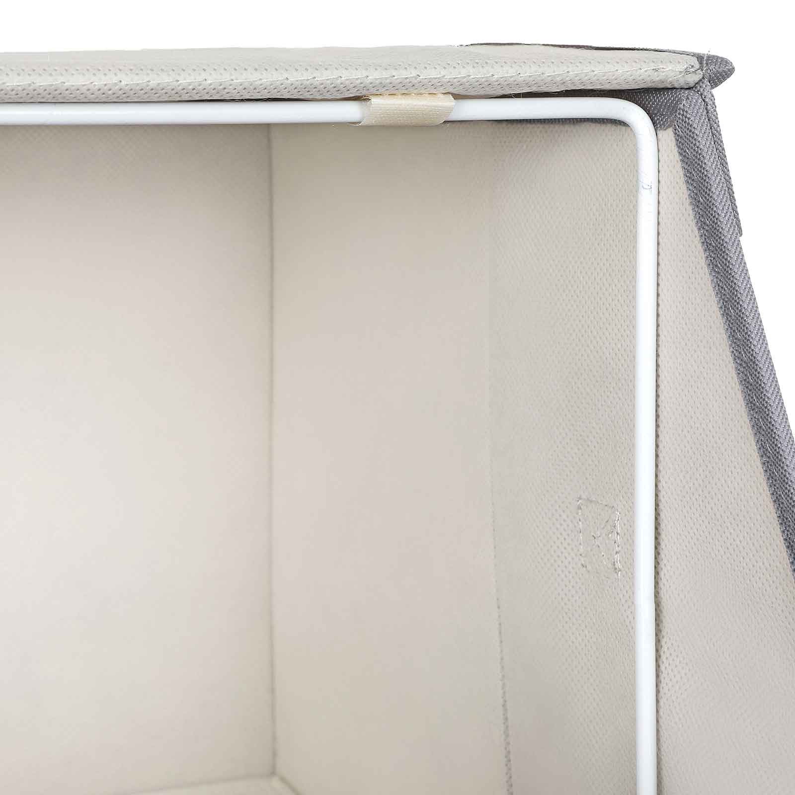 2 Aufbewahrungsboxen mit Klappdeckel-RLB02GY