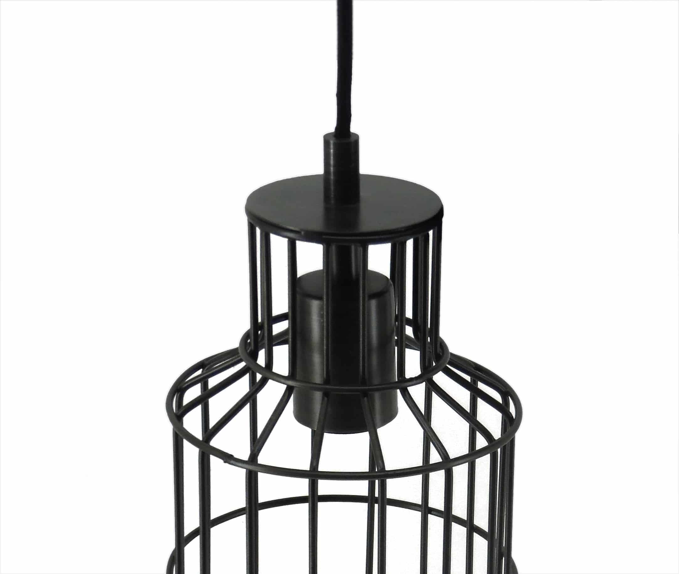 Hängelampe Adhara Schwarz