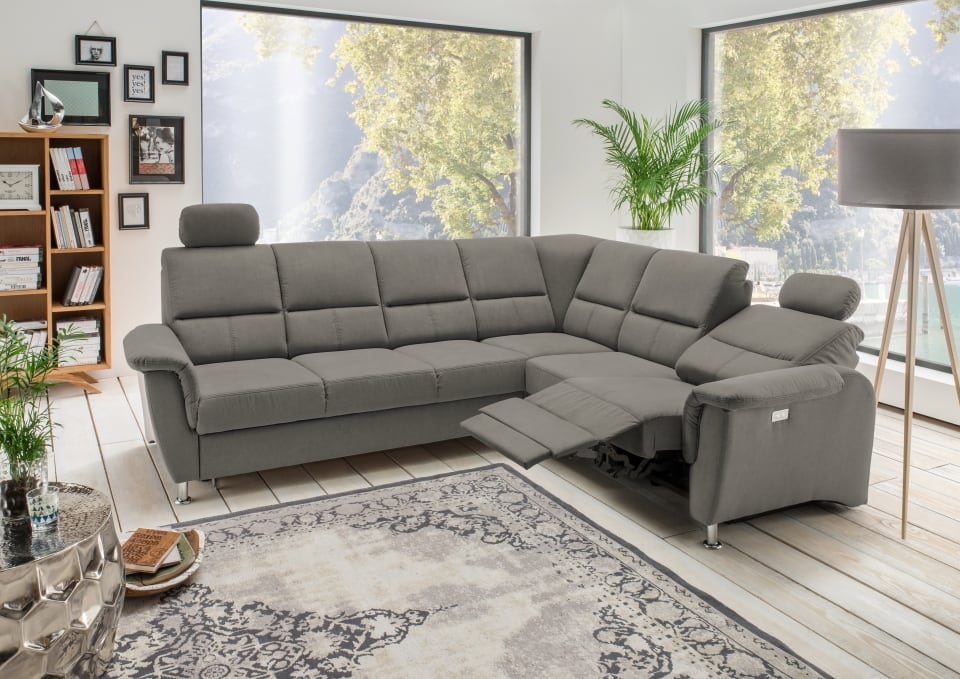 Ecksofa Parole von Benformato: Multifunktionaler Luxus mit Schlaffunktion und Relaxfunktion für Ihr Zuhause 