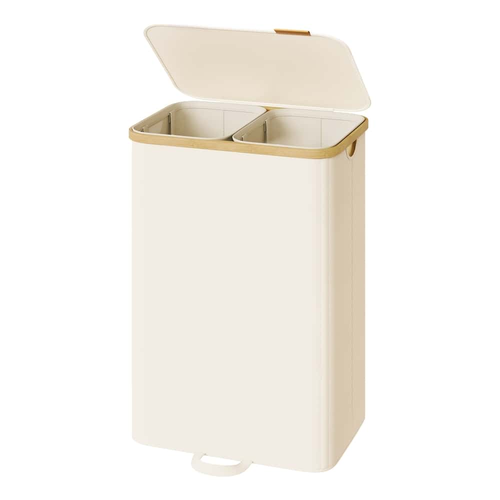 Wäschekorb mit Deckel, Wäschesammler, Wäschesortierer