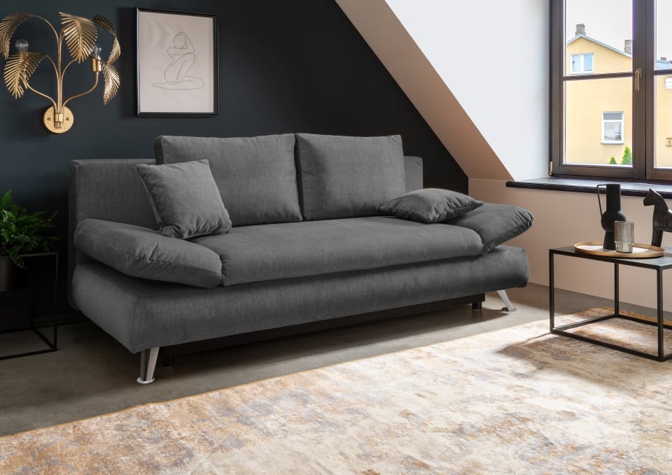 Benformato_Dale_2FAFBK_9414_F06 Elegante Zurückhaltung: Benformato Sofa Dale in edlem Tessuto Asche