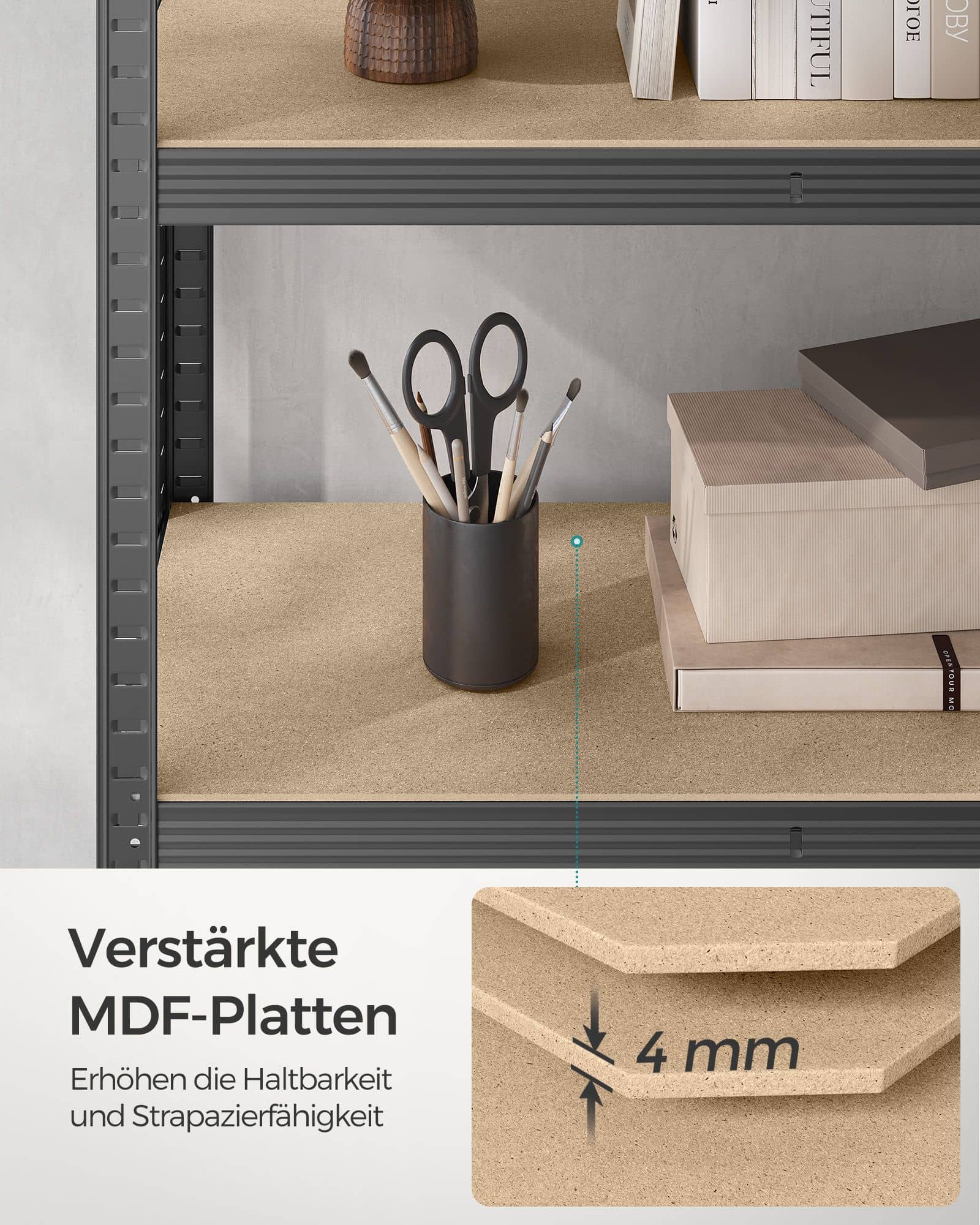 Schwerlastregal 180 x 90 x 40 cm-B34GLR040G01 Schwerlastregal 180 x 90 x 40 cm-B34GLR040G01