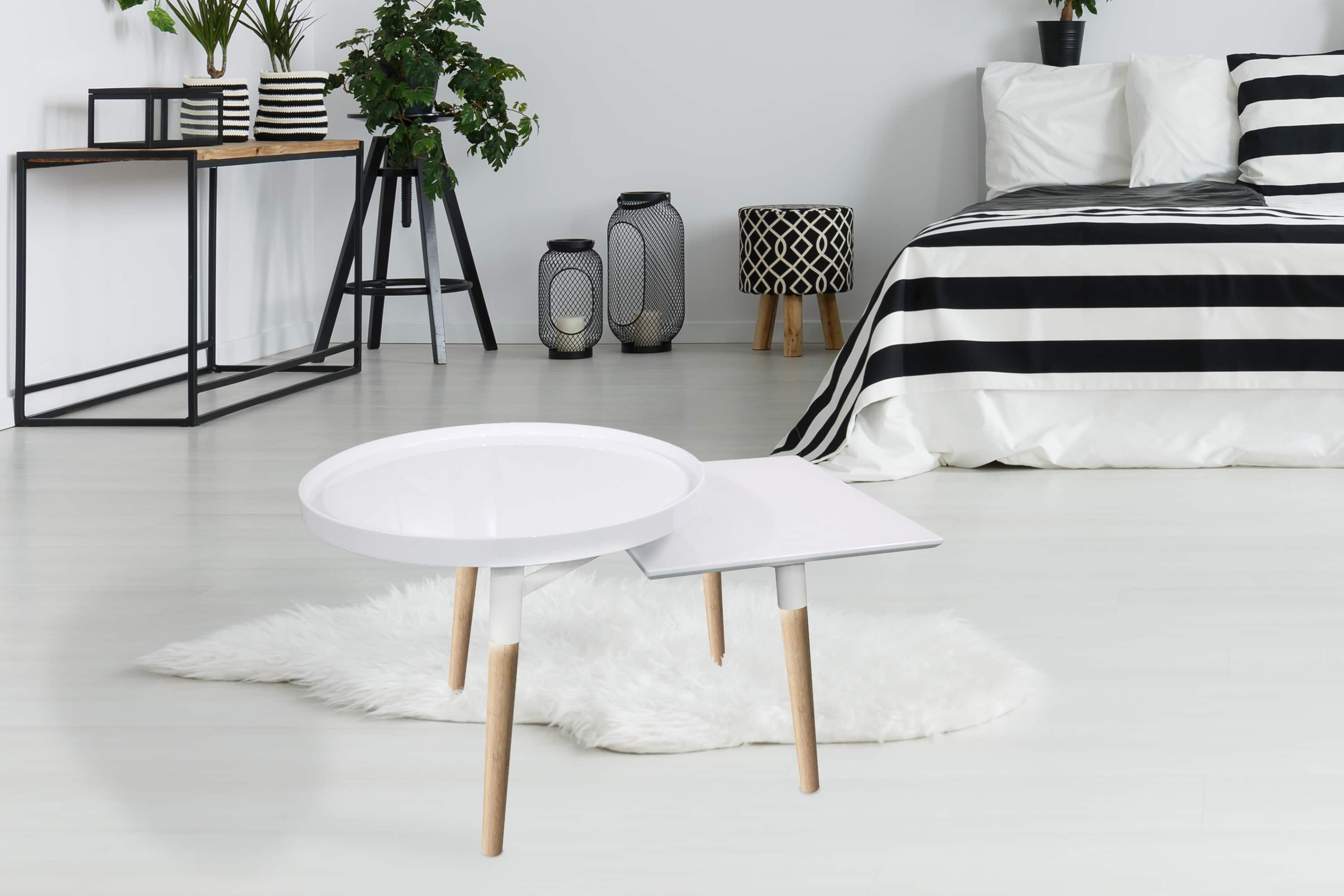 Beistelltisch Butler 210 Weiß