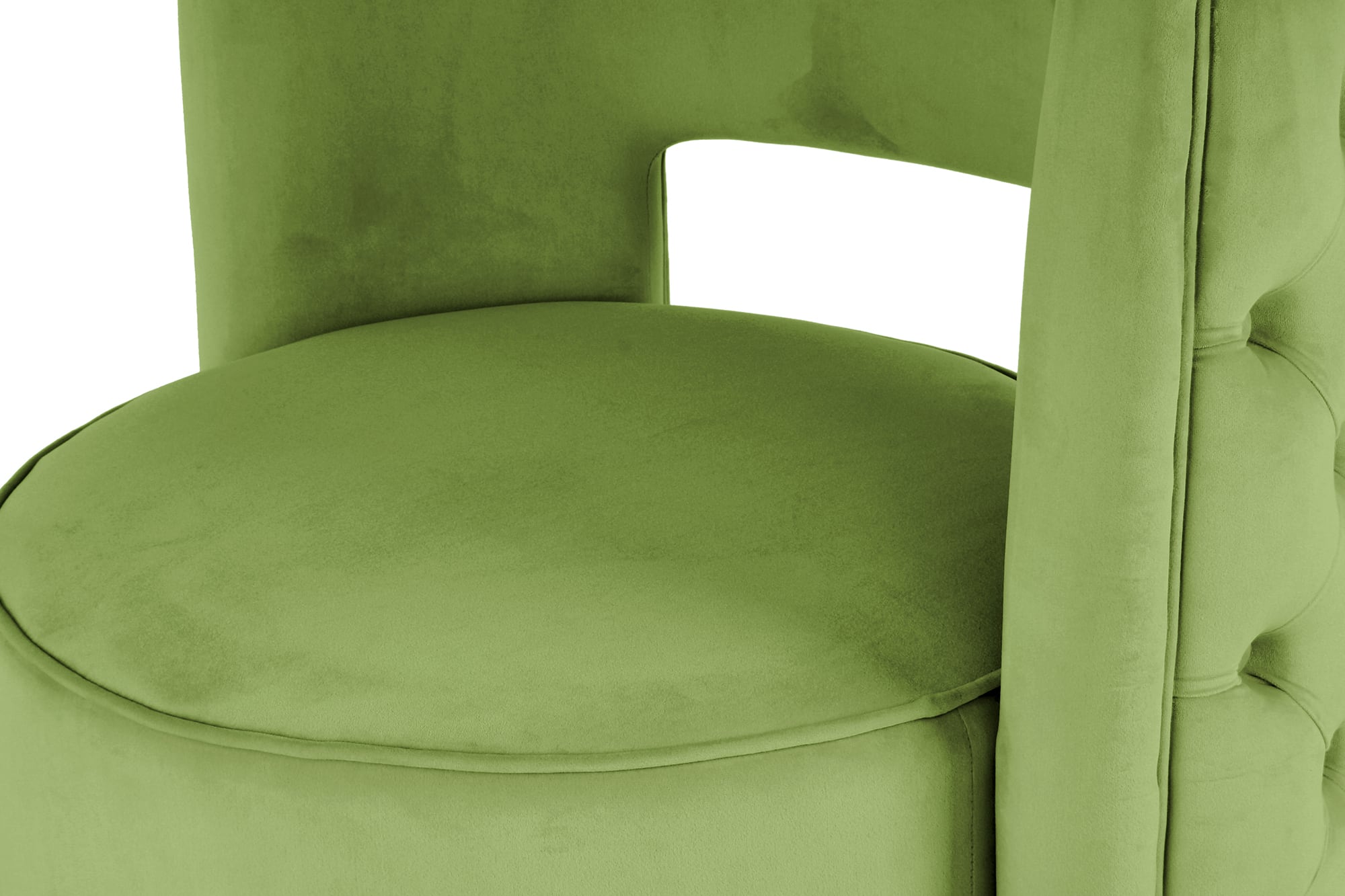 Glamouröser Polsterstuhl – Samtiger Sitzkomfort mit Zierknöpfen & Elegantem Design Glamouröser Polsterstuhl – Samtiger Sitzkomfort mit Zierknöpfen & Elegantem Design