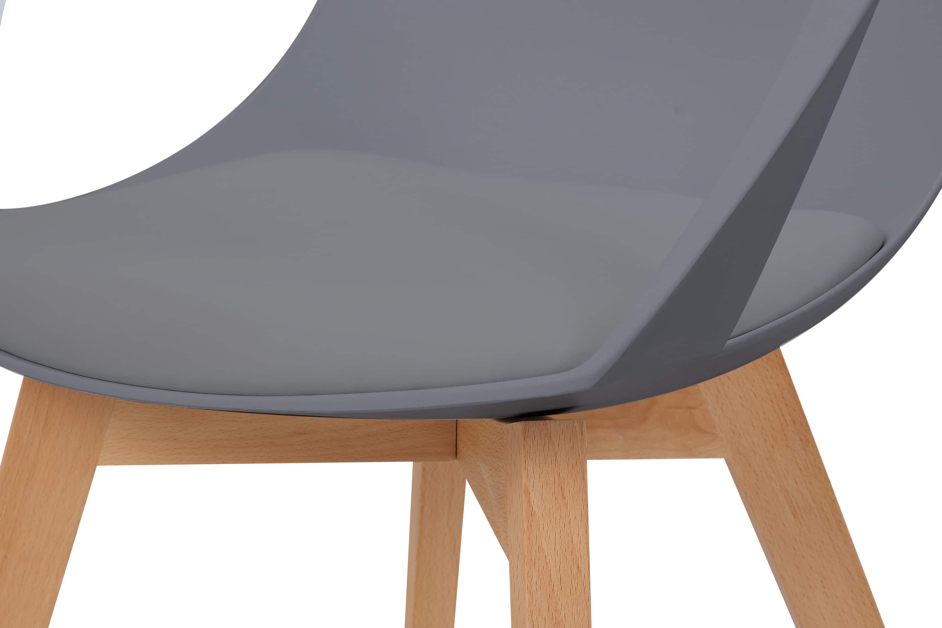 Stuhl Chandra 110 2er-Set Grau Stuhl Chandra 110 2er-Set Grau