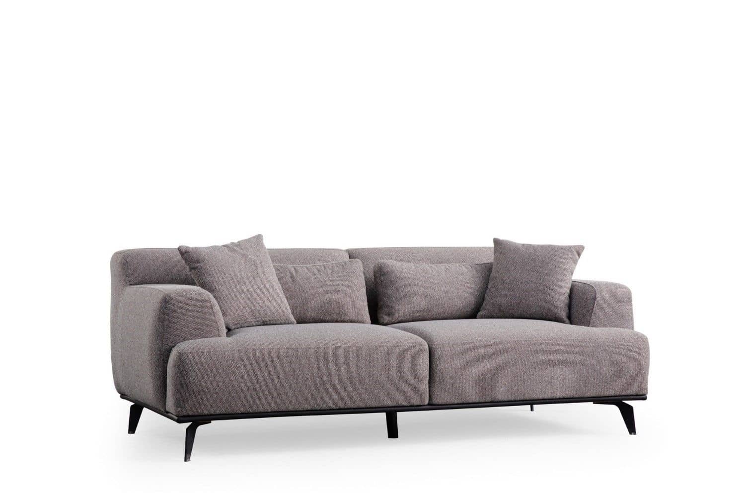 Sofa Jaguar 2-Sitzer mit 5 Kissen und Metallfüßen Sofa Jaguar 2-Sitzer mit 5 Kissen und Metallfüßen