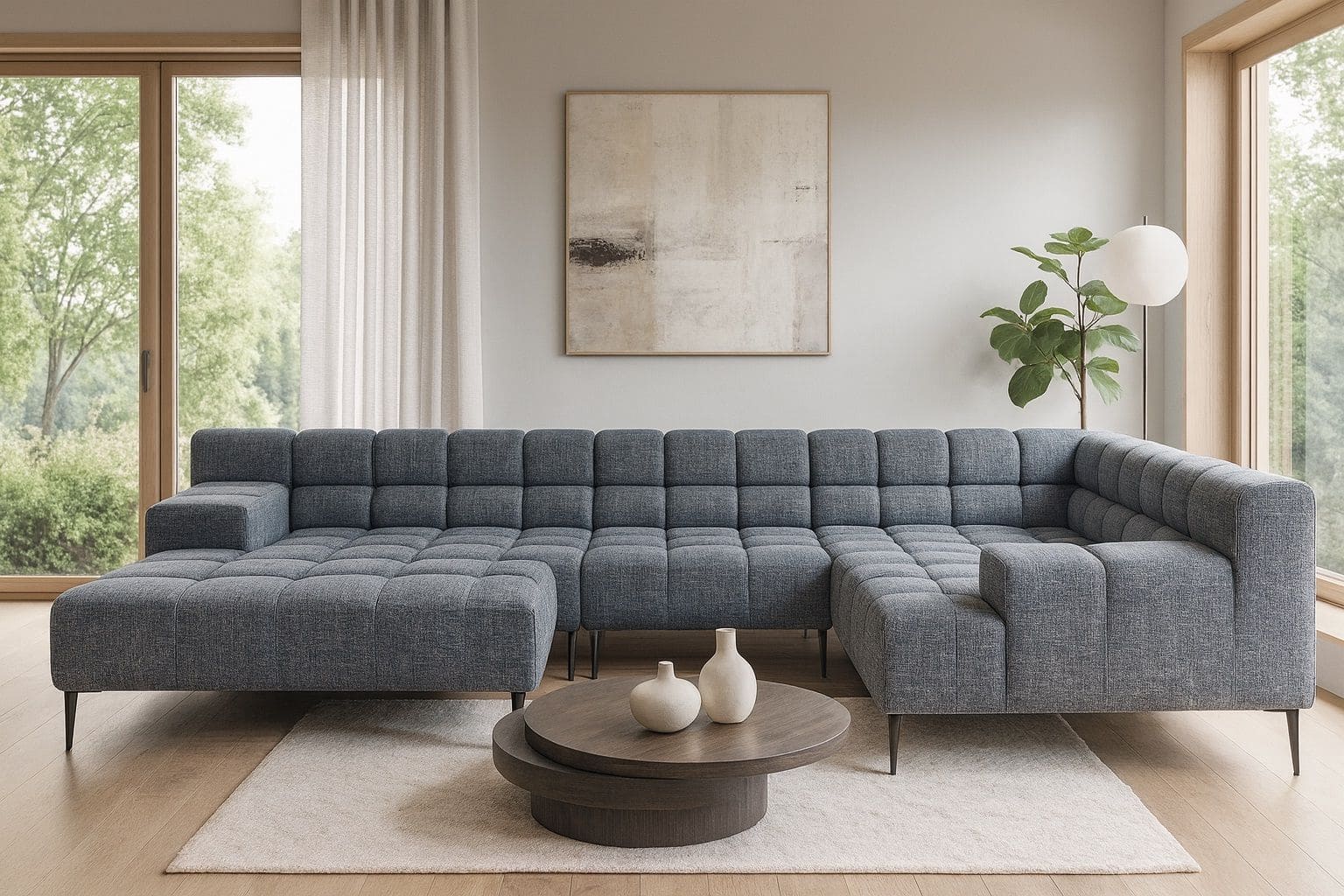 Wohnlandschaft Liam von designwerk – moderne Flachgewebe-Wohnlandschaft mit Sitztiefenverstellung Wohnlandschaft Liam von designwerk – moderne Flachgewebe-Wohnlandschaft mit Sitztiefenverstellung