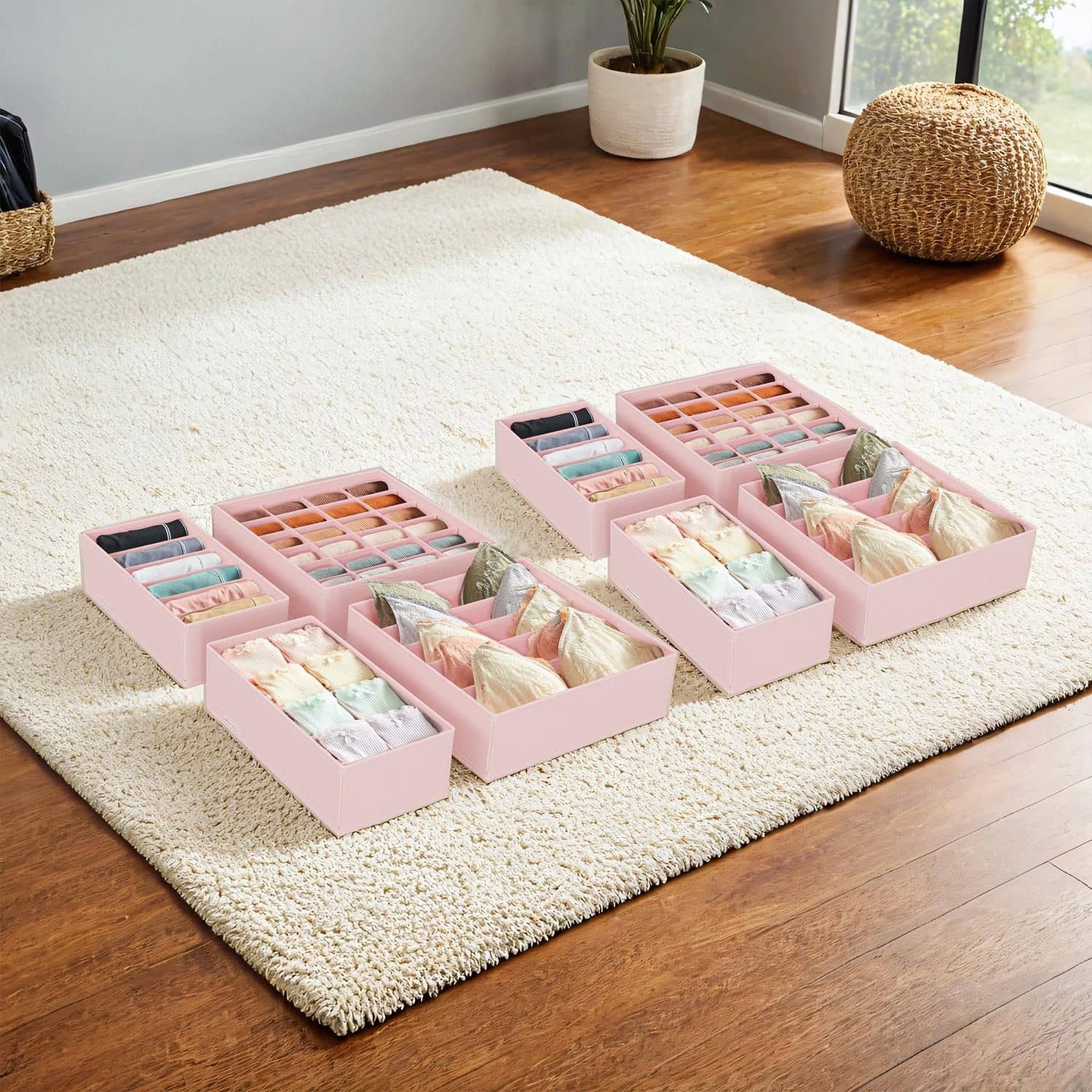 Unterwäsche-Organizer für BHs rosa Unterwäsche-Organizer für BHs rosa