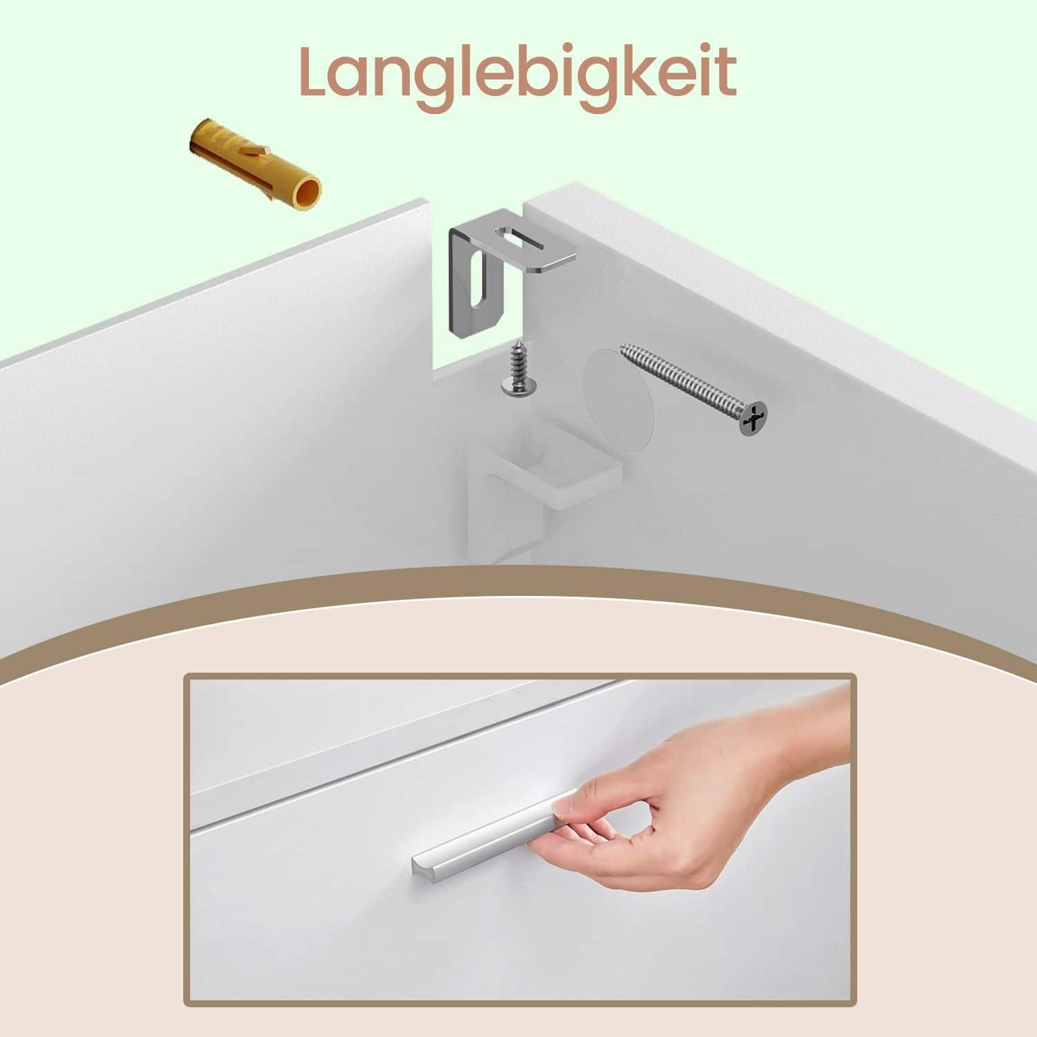 Waschbeckenunterschrank, offene Fächer, Badschrank Waschbeckenunterschrank, offene Fächer, Badschrank