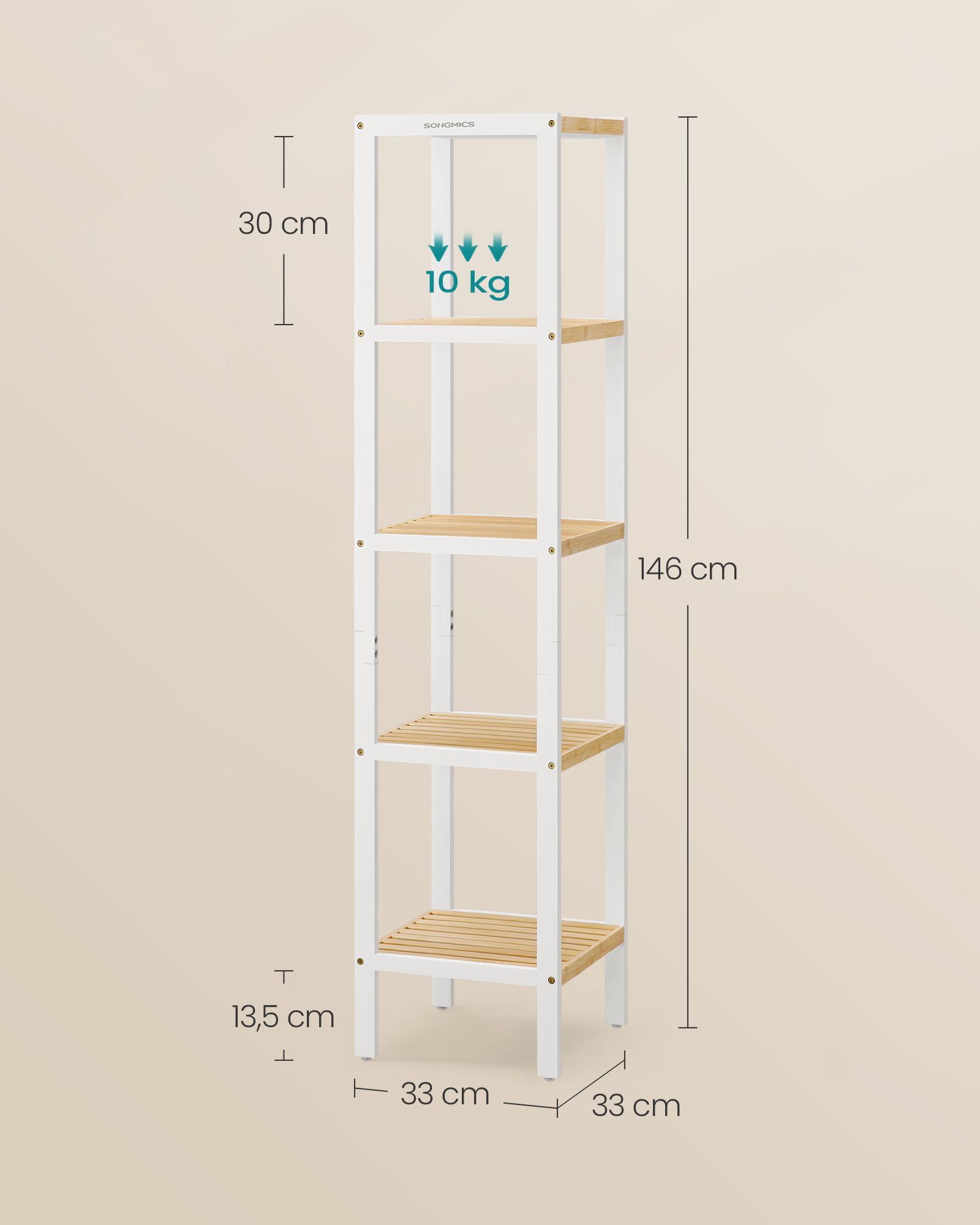 Badregal 5 Ebenen Badregal 5 Ebenen