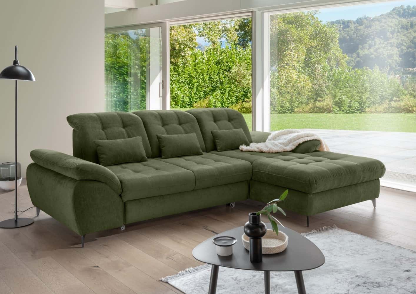 Sofa Delphino Benformato Nero Grün Sofa Delphino Benformato Nero Grün