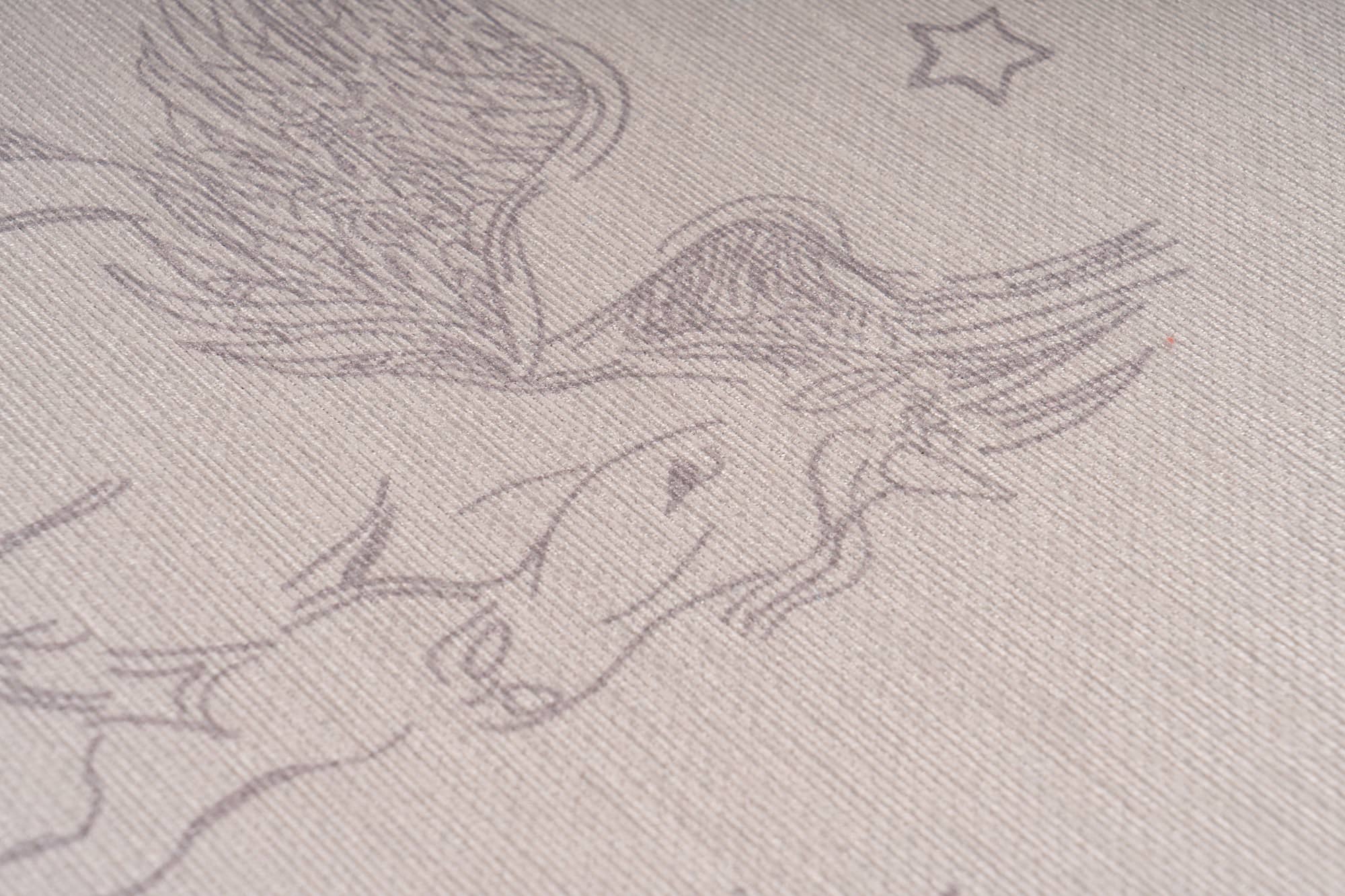 Teppich Bambini 200 Grau Ø 160cm RUND | Kinderteppich | Flachflor Teppich Bambini 200 Grau Ø 160cm RUND | Kinderteppich | Flachflor