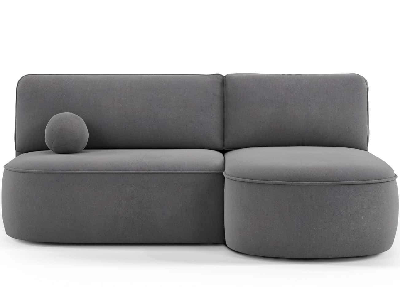 Ecksofa Livosa Grau mit Schlaffunktion & Bettkasten | Eltap | Poco