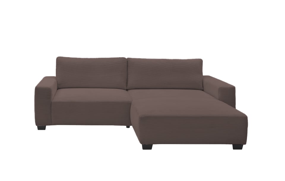 Elba_Ecke_Zoom_frei_Mocca Edles Mocca-Design: Das Ecksofa Elba von ED Exciting mit hochwertiger Nosagfederung und flexibler Platzierung