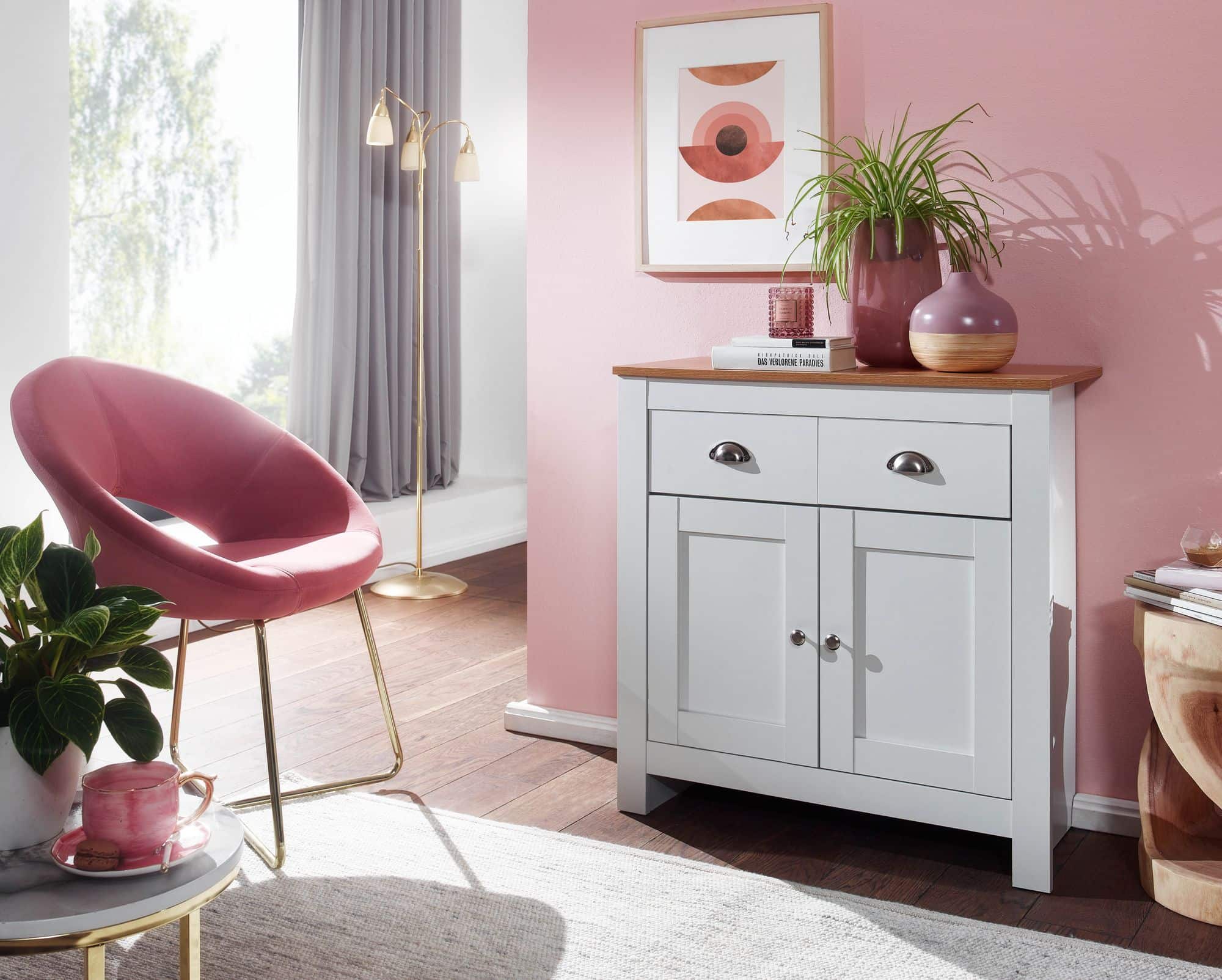 Sideboard mit 2 Schubladen 79x81x34