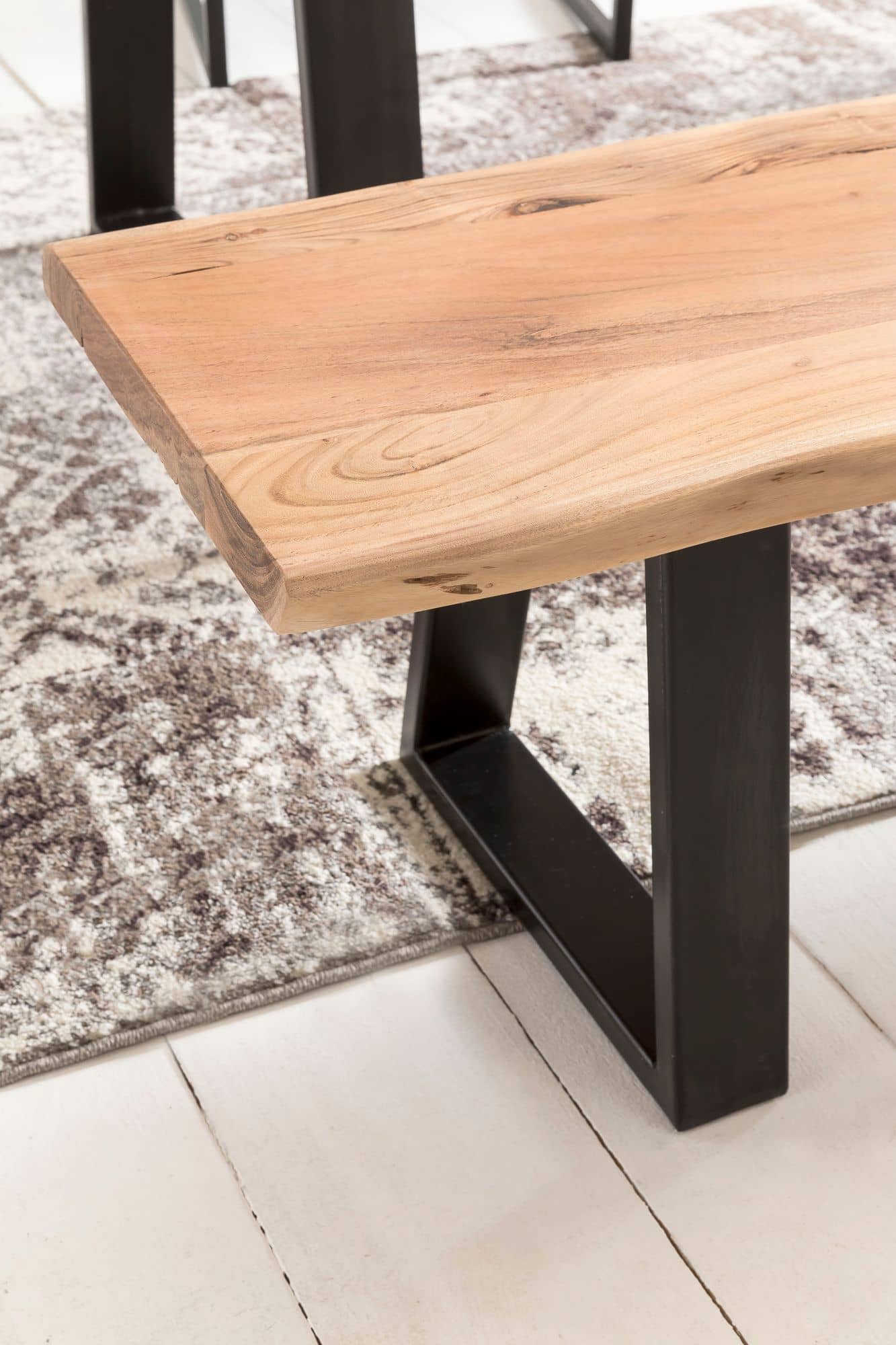 40884-WOHNLING-Esszimmerbank-GAYA-Baumstamm-Massi_3 Esszimmer-Bank GAYA Baumstamm Massivholz Akazie 180 x 45 x 40 cm