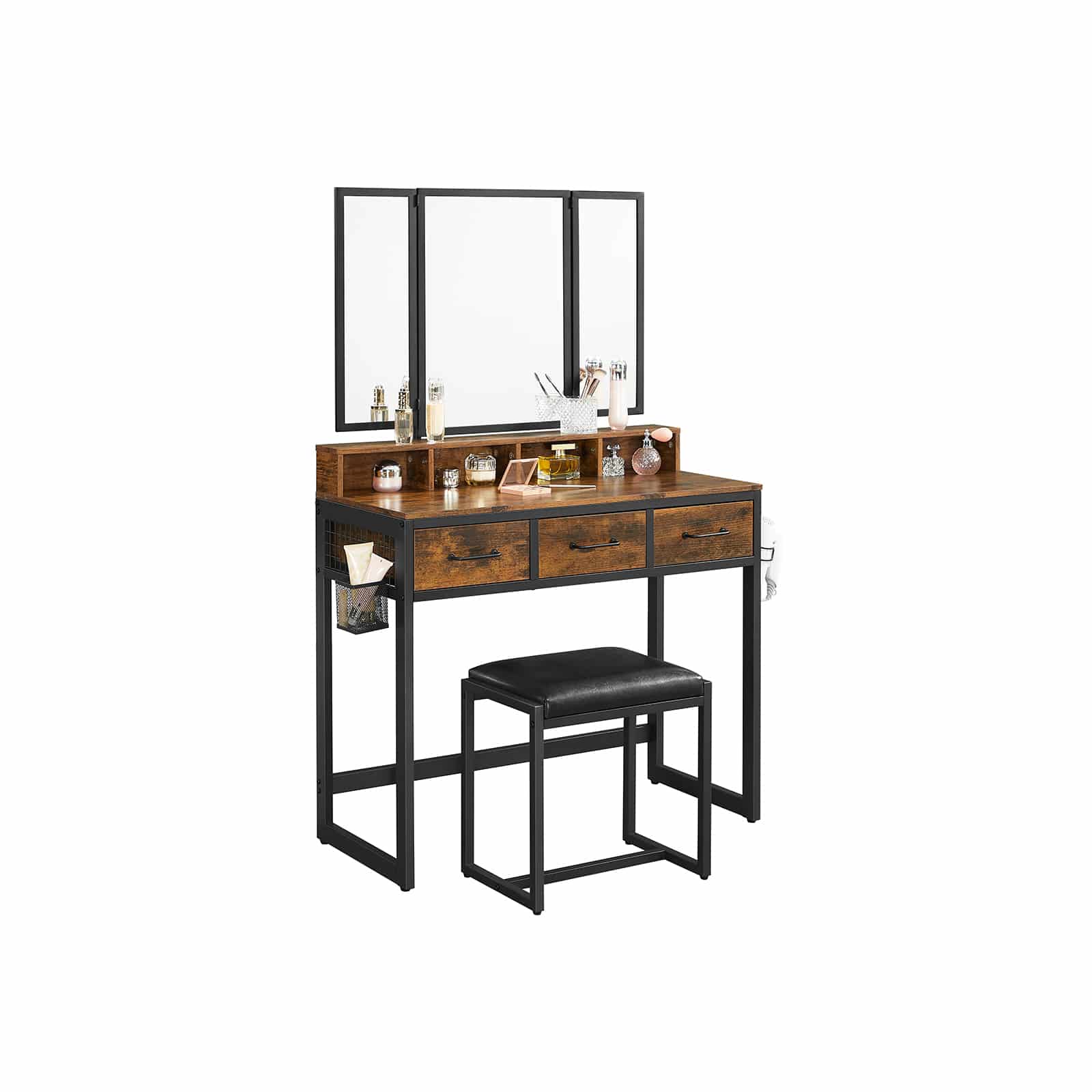 Frisiertisch mit 3-teiligem Klappspiegel-B34RVT004B01 Frisiertisch mit 3-teiligem Klappspiegel-B34RVT004B01