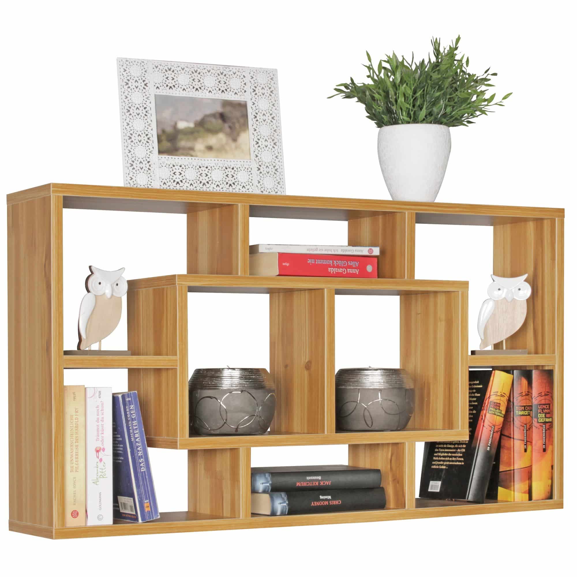44699-WOHNLING-Wandregal-buche-WL5-169-WL5-169yLACdj79NDgPh Wandregal PAOLA buche 85 x 47,5 x 16 cm MDF-Holz Hängeregal modern