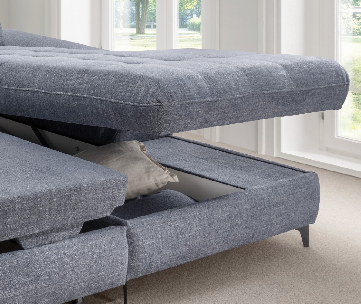 Sofa Delphino Benformato Anzio Blau