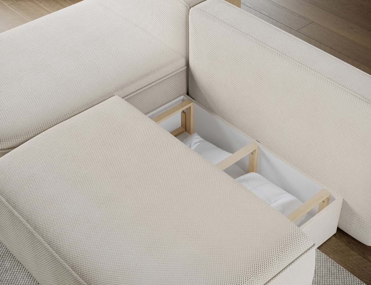 Ecksofa Livosa mit Schlaffunktion & Bettkasten | Eltap | Calmora Ecksofa Livosa mit Schlaffunktion & Bettkasten | Eltap | Calmora