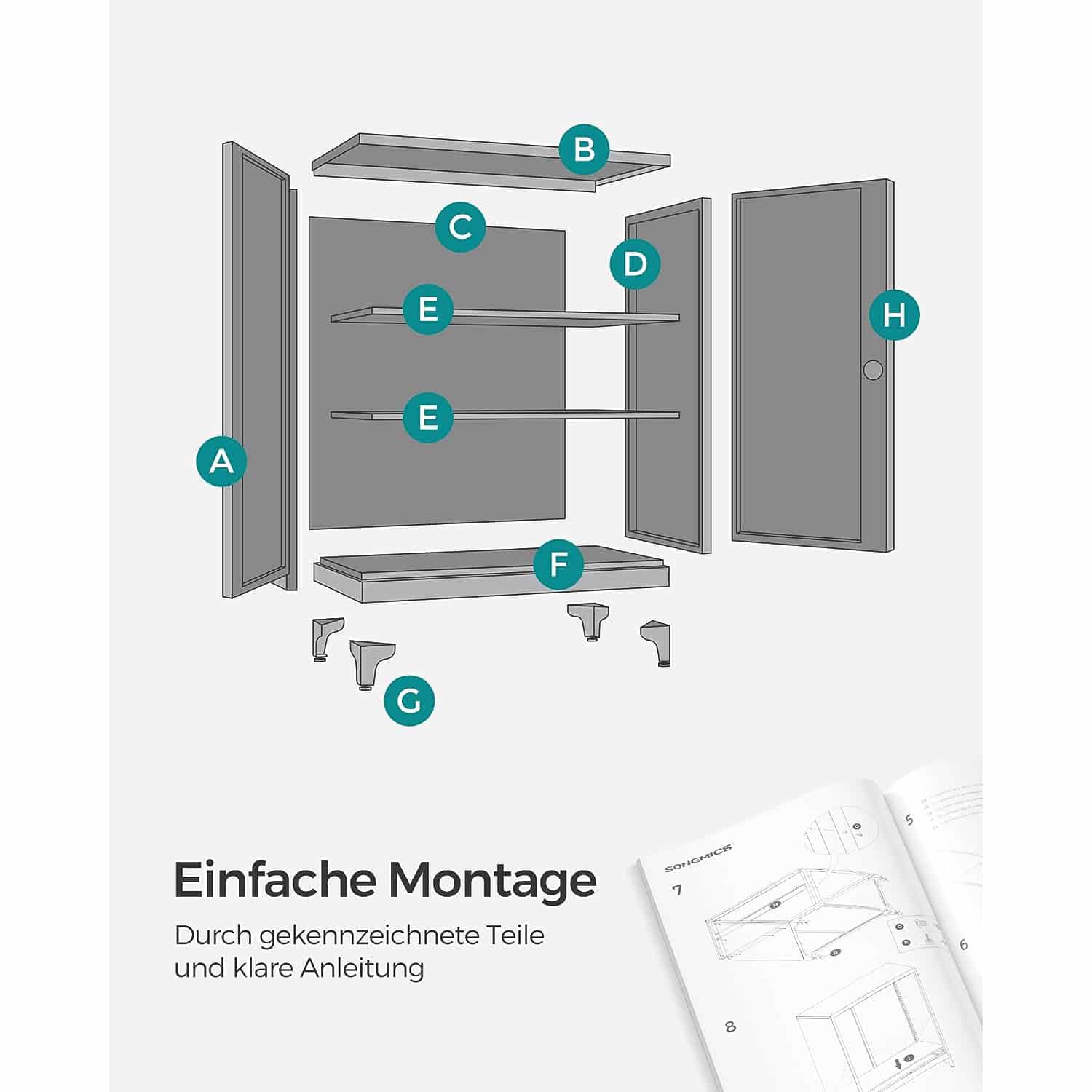 Aktenschrank aus Stahl mit 2 Türen abschließbar grau-B34OMC013G01 Aktenschrank aus Stahl mit 2 Türen abschließbar grau-B34OMC013G01