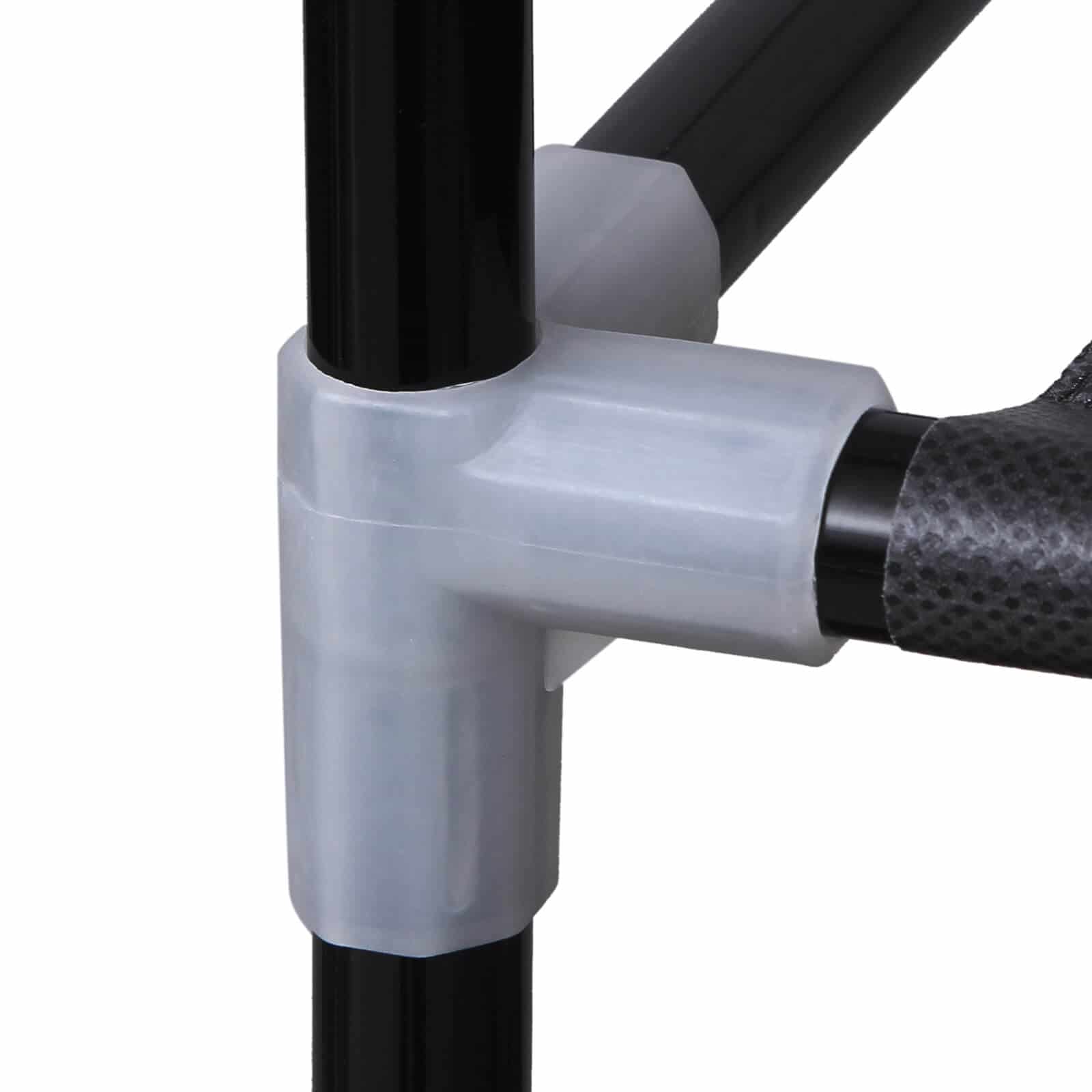 Kleiderschrank 175 x 150 cm Schwarz-B34LSF03H