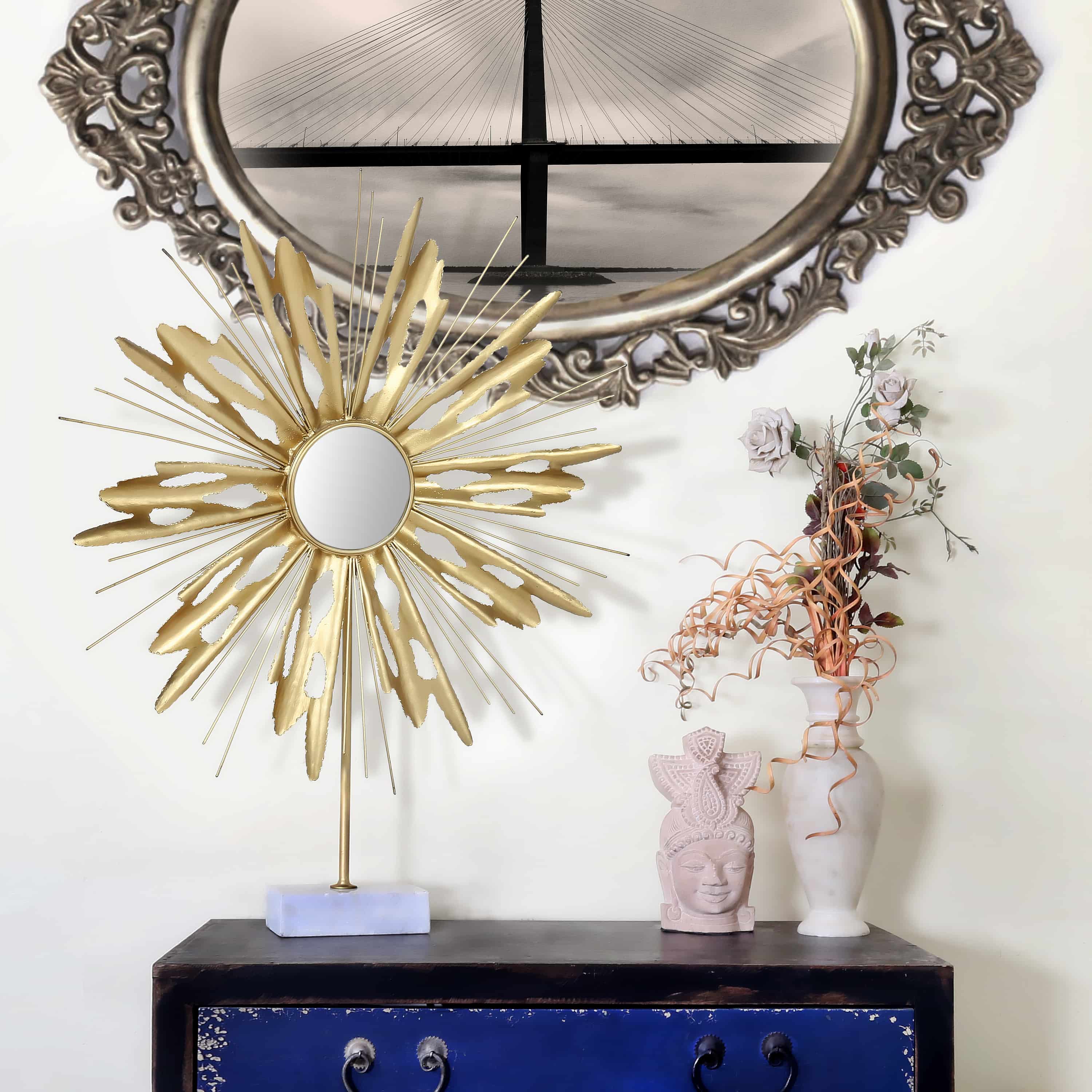 Skulptur Ambriz 287 Gold / Weiß