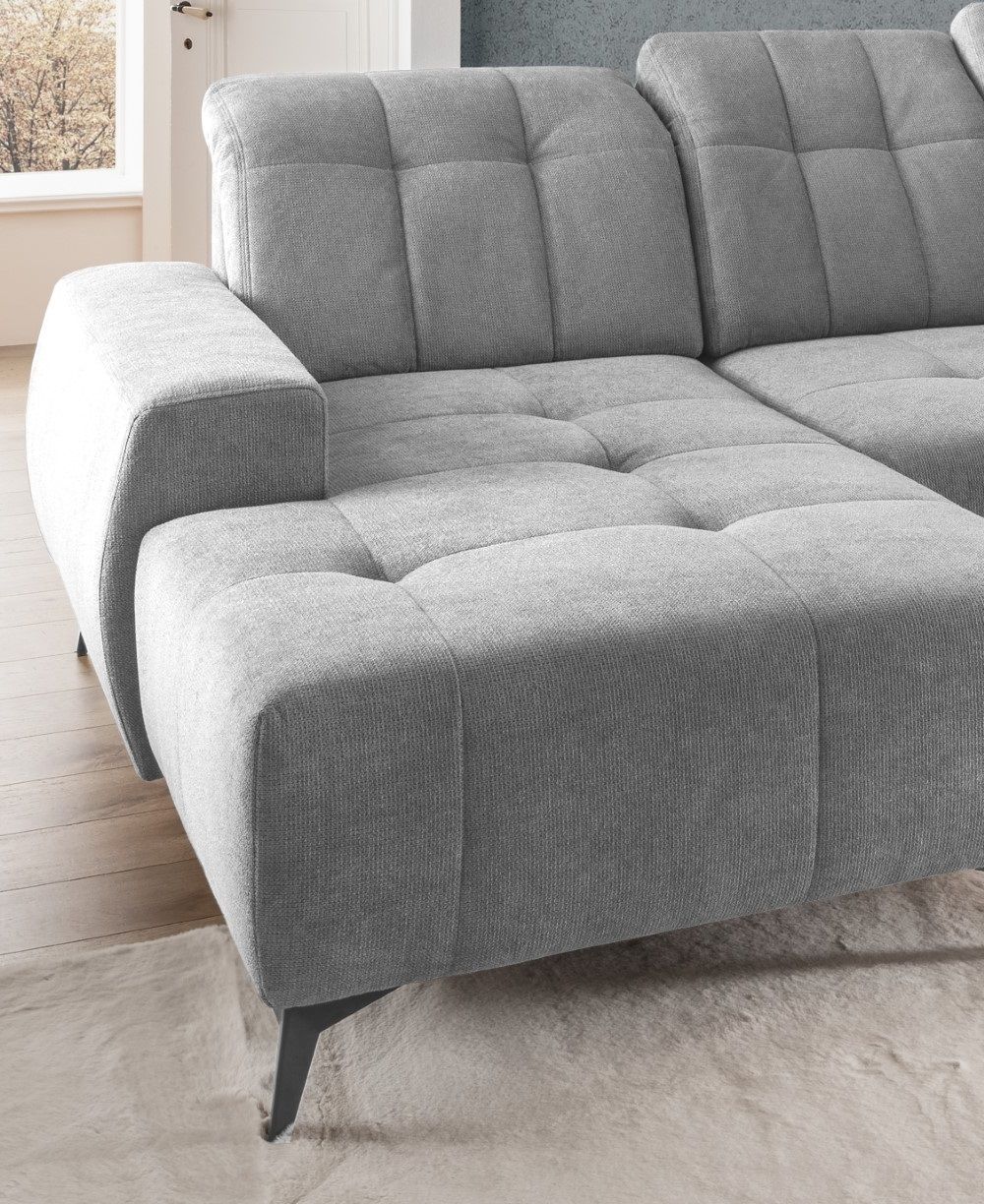 U-Form Wohnlandschaft Sano mit Elektrofunktion | Benformato