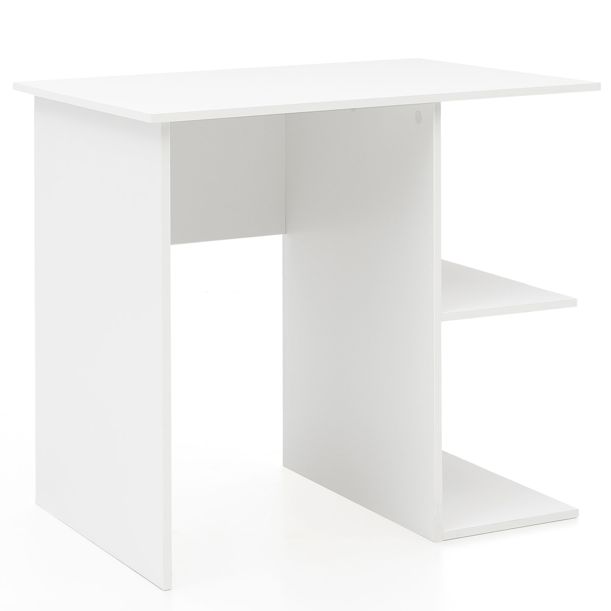 47565-WOHNLING-Schreibtisch-HOLGER-82x60x76-cm-WeisrajqgRMwrjGtS Computertisch WL5.757 Weiß Schreibtisch 82 x 60 x 76 cm