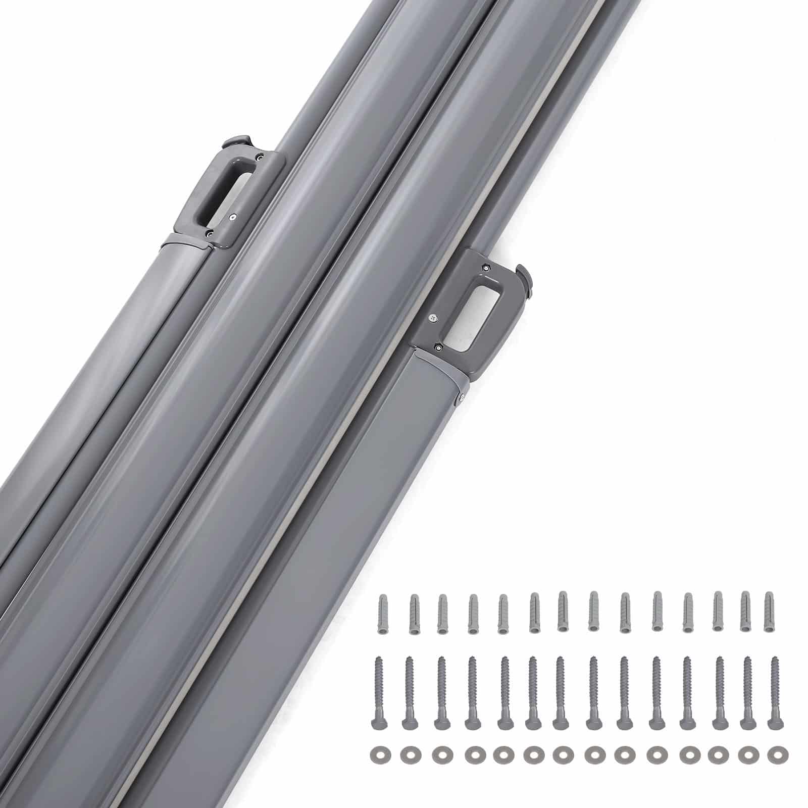 Doppelseitenmarkise 6 m Anthrazit-B34GSA360G Doppelseitenmarkise 6 m Anthrazit-B34GSA360G