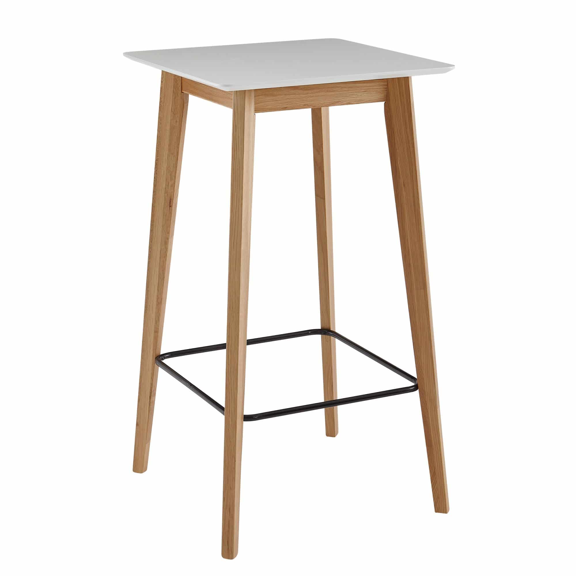 Stehtisch 60x110x60 cm Weiß Eckig Stehtisch 60x110x60 cm Weiß Eckig