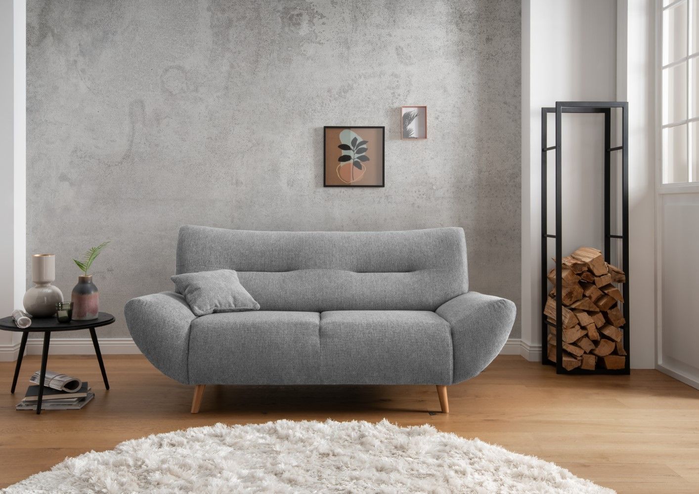 Sofa Set Drago 3 2 1 von Benformato mit Wildeichefüßen