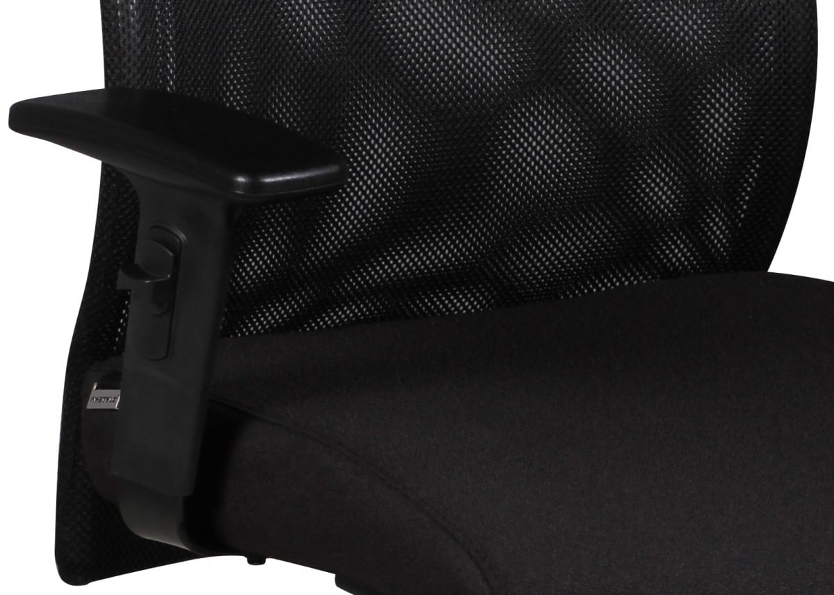 40177-AMSTYLE-Buerostuhl-David-Stoffbezug-schwarz_2 Bürostuhl Bezug Stoff Schwarz Schreibtischstuhl Design Chefsessel Armlehne Drehstuhl Polsterung 120 kg
