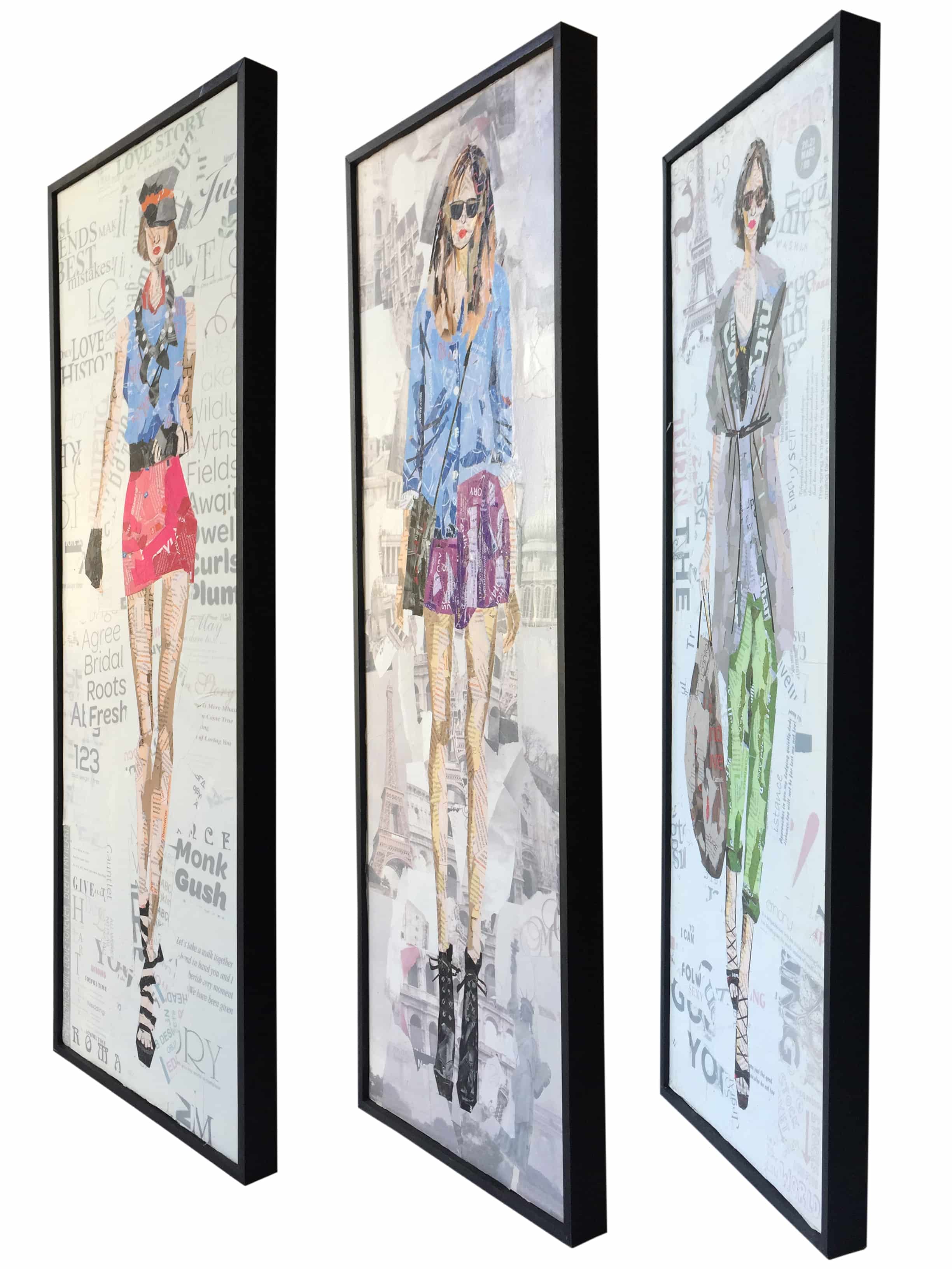 Papier Wandbild Runway II (3-teilig) 96cm x 92cm Papier Wandbild Runway II (3-teilig) 96cm x 92cm