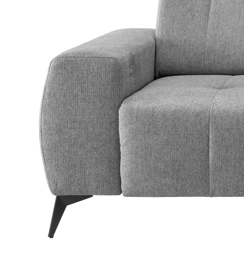 Ecksofa Sano von Benformato mit Elektrofunktion und verstellbaren Kopflehnen, bezogen mit hochwertigem Corto Stoff in wählbaren Farben Ecksofa Sano von Benformato mit Elektrofunktion und verstellbaren Kopflehnen, bezogen mit hochwertigem Corto Stoff in wählbaren Farben