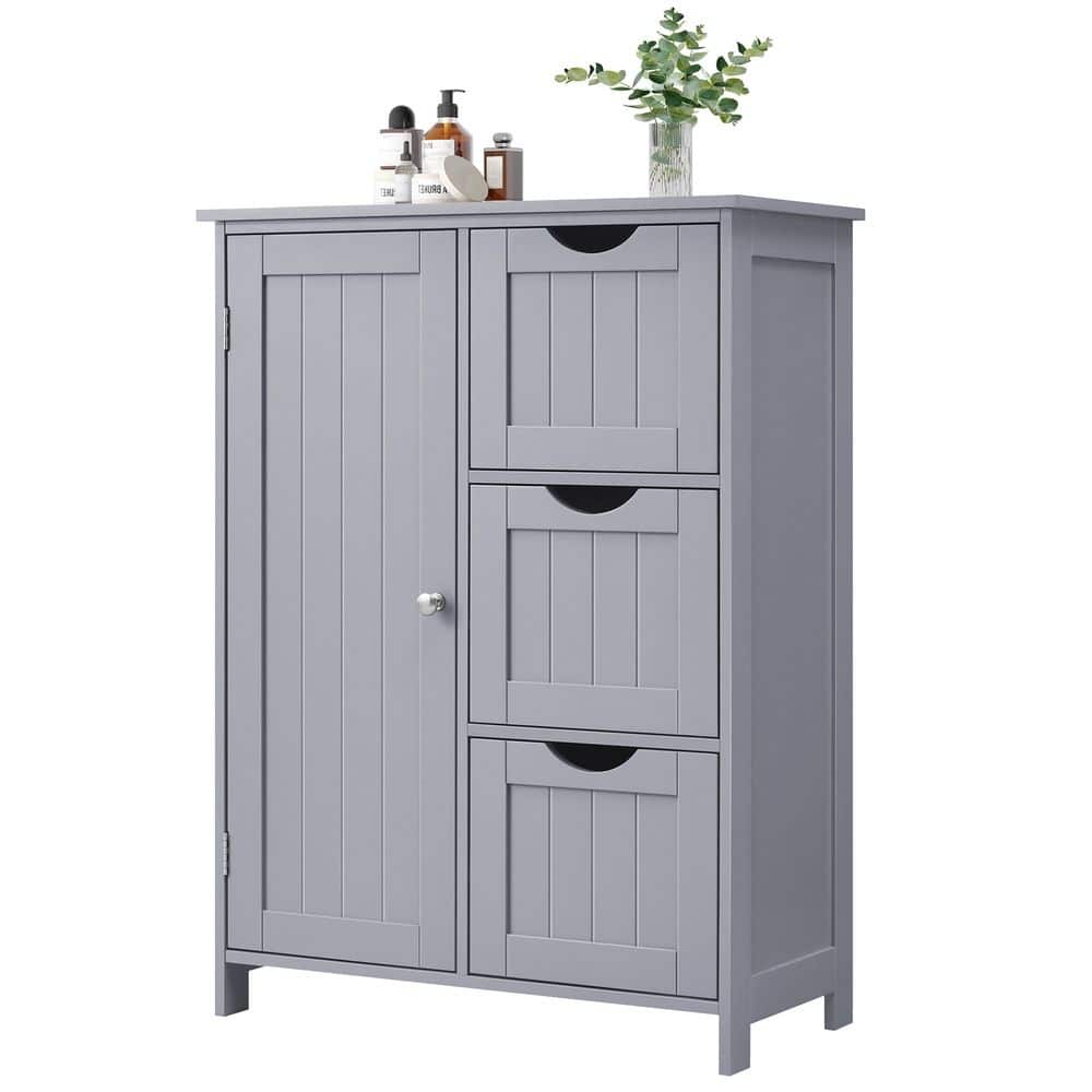 Badezimmerschrank mit 3 Schubladen, 1 verstellbares Regal, 30 Badezimmerschrank mit 3 Schubladen, 1 verstellbares Regal, 30