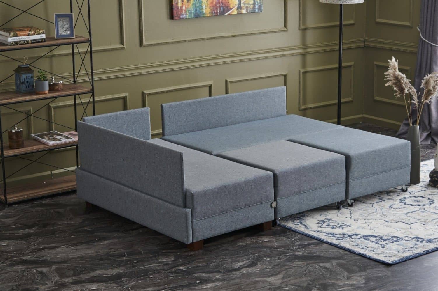 Ecksofa Fly mit rollbarer Schlaffunktion Ecksofa Fly mit rollbarer Schlaffunktion