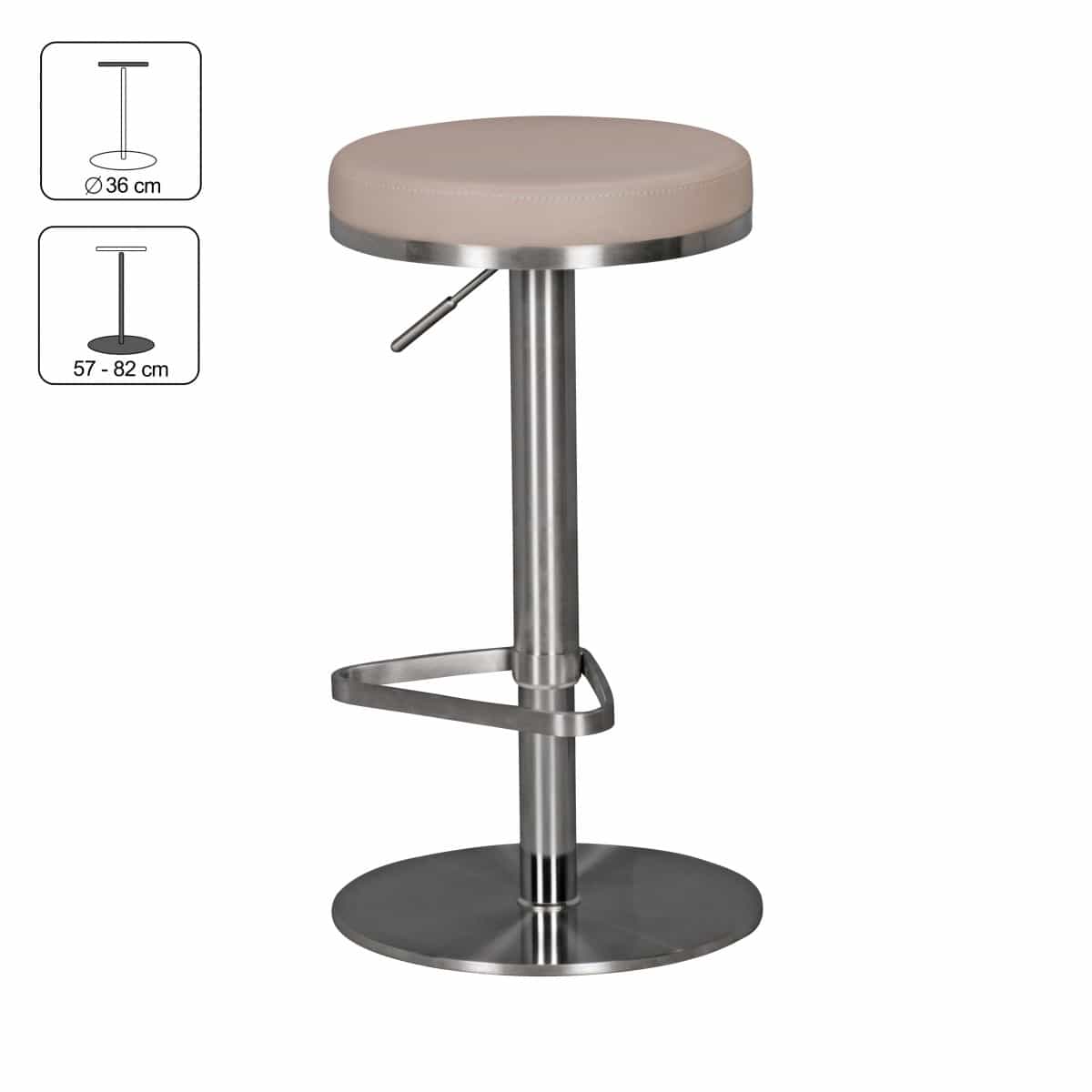 41773-Barhocker-Wohnling-Durable-M7-Edelstahl-geb_2 Edler Sitzplatz: Der höhenverstellbare Barhocker