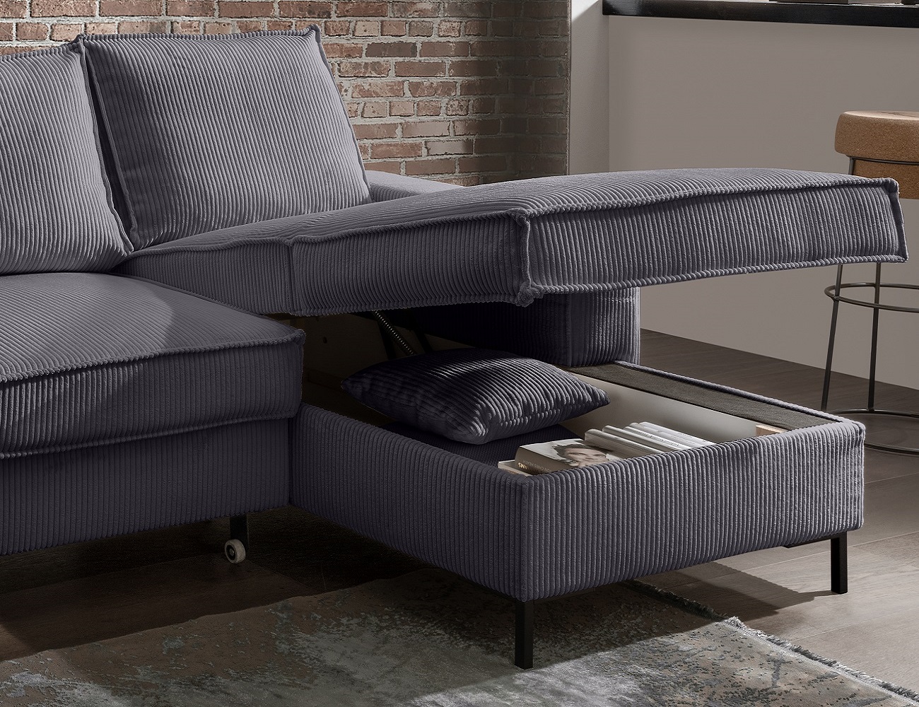 Ecksofa Rom – Die Wohlfühloase mit Schlaffunktion Ecksofa Rom – Die Wohlfühloase mit Schlaffunktion